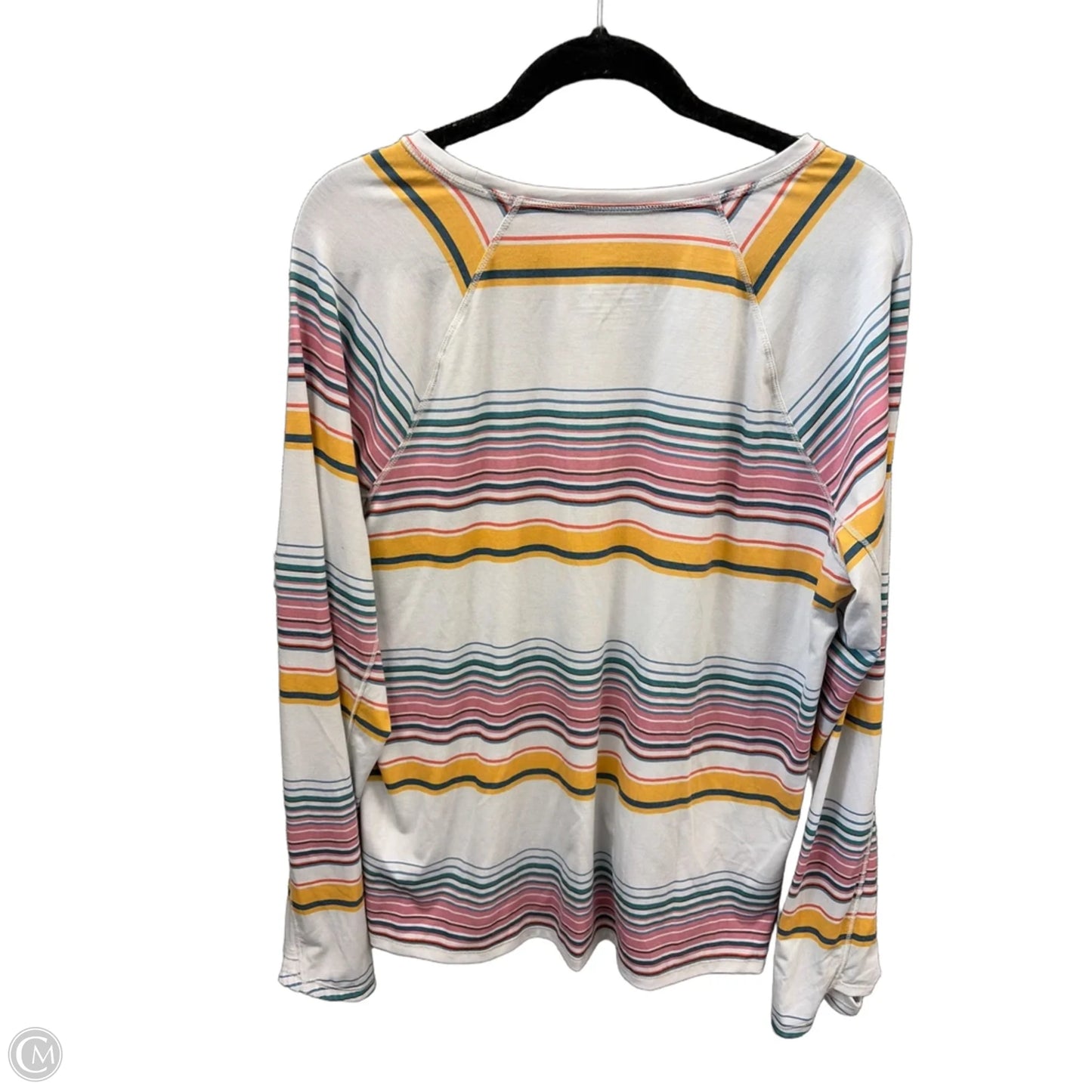 Top Long Sleeve By L.l. Bean In Striped Pattern, Size: Xl