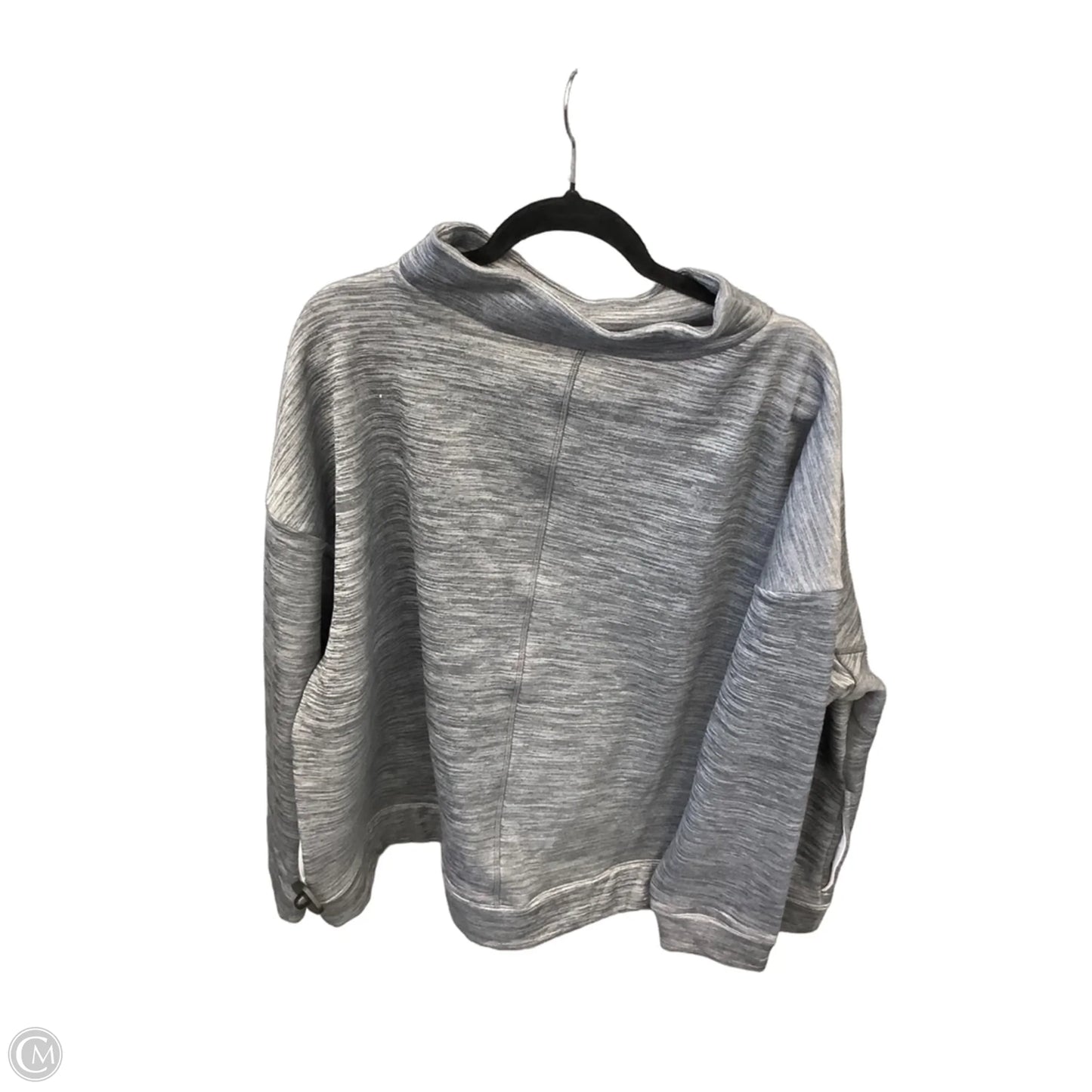 Athletic Top Long Sleeve Crewneck By Xersion In Grey, Size: 3x