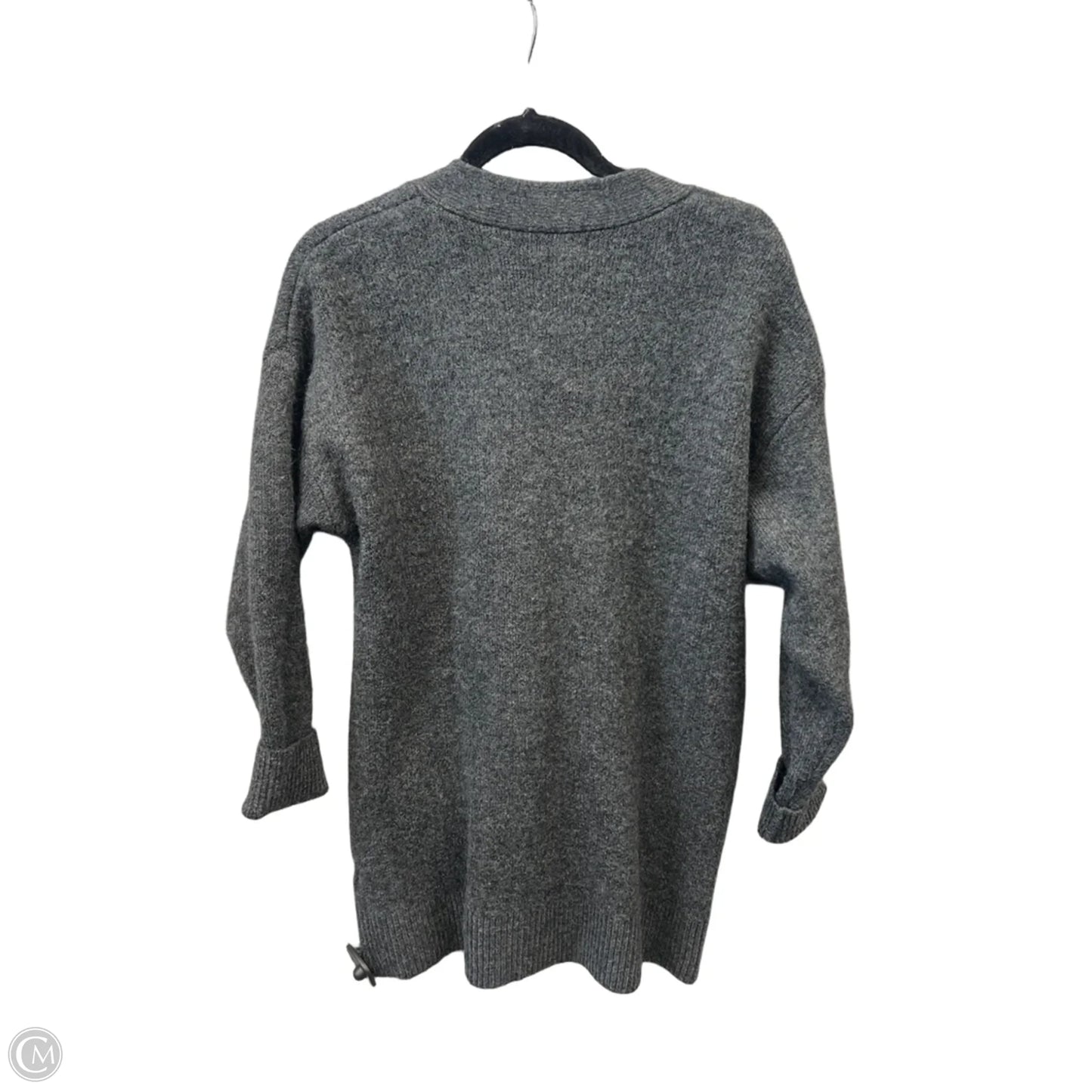 Sweater Cardigan By Style And Company In Grey, Size: M