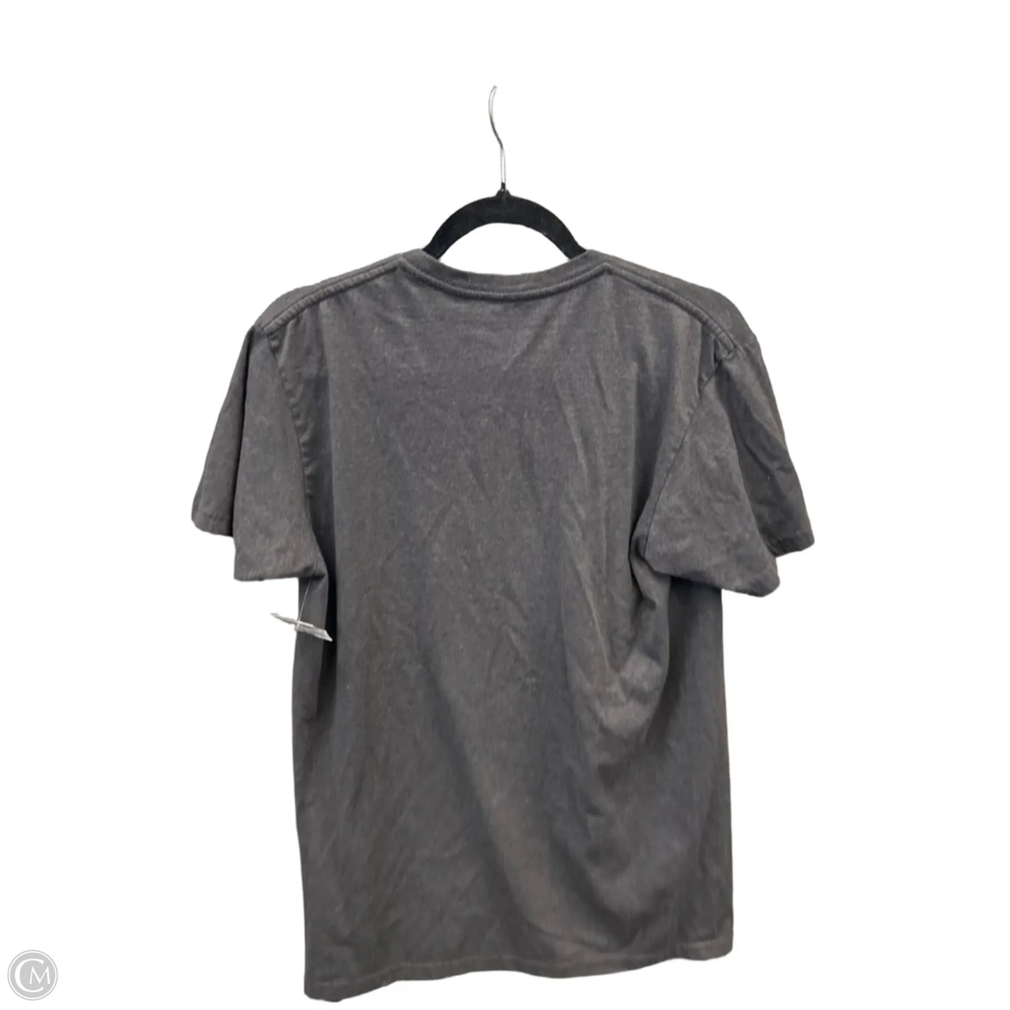 Top Short Sleeve By Maurices In Grey, Size: M