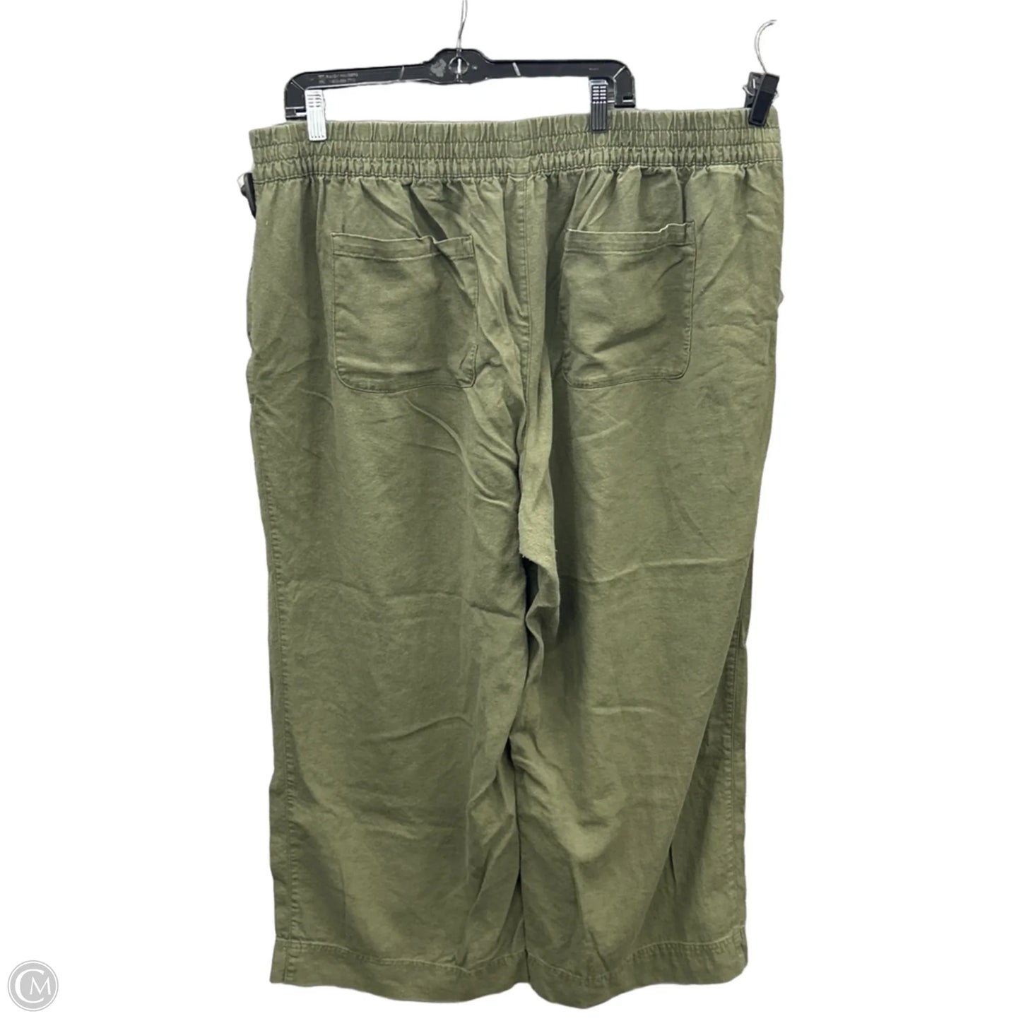 Pants Linen By Old Navy In Green, Size: 20