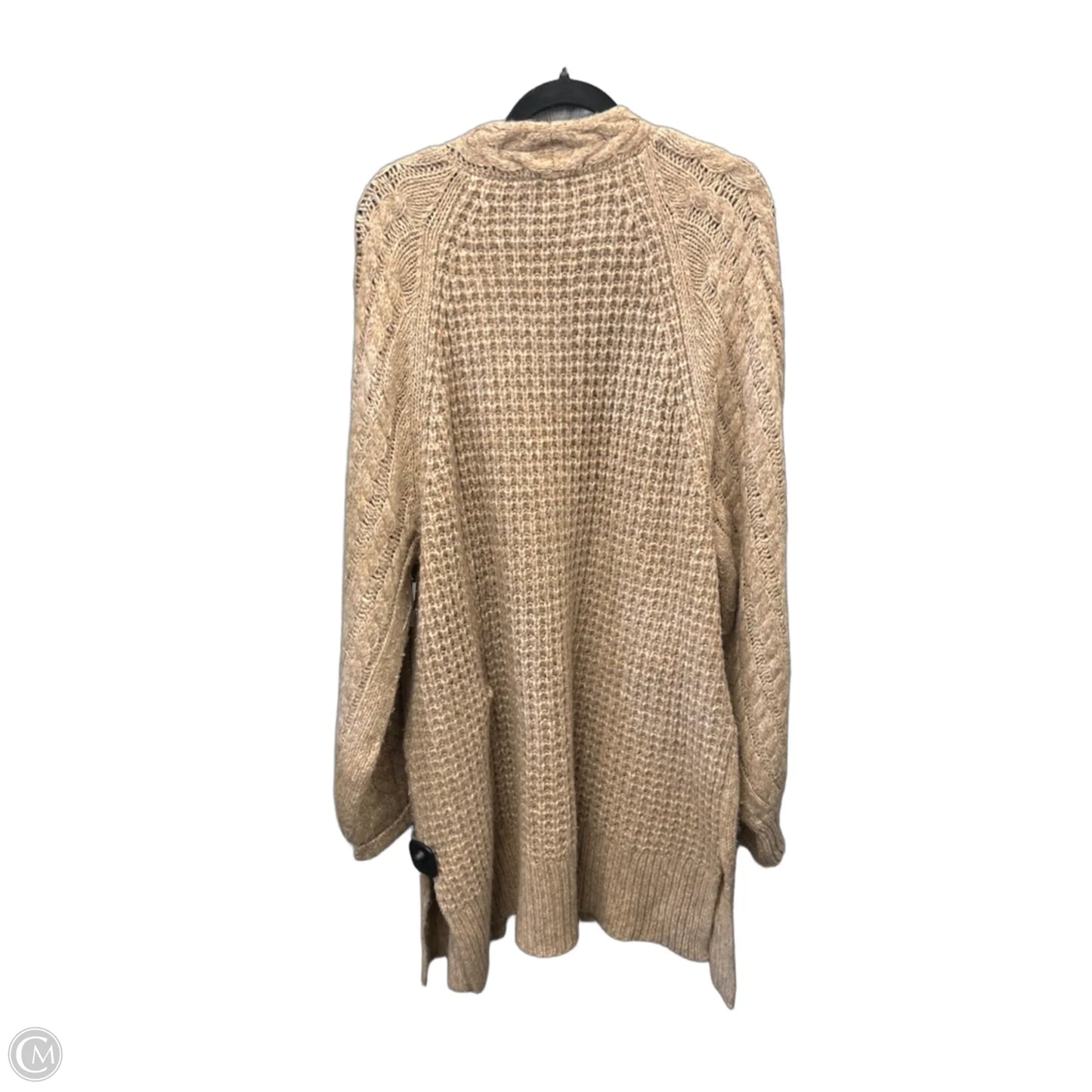 Sweater Cardigan By A New Day In Brown, Size: Xxl