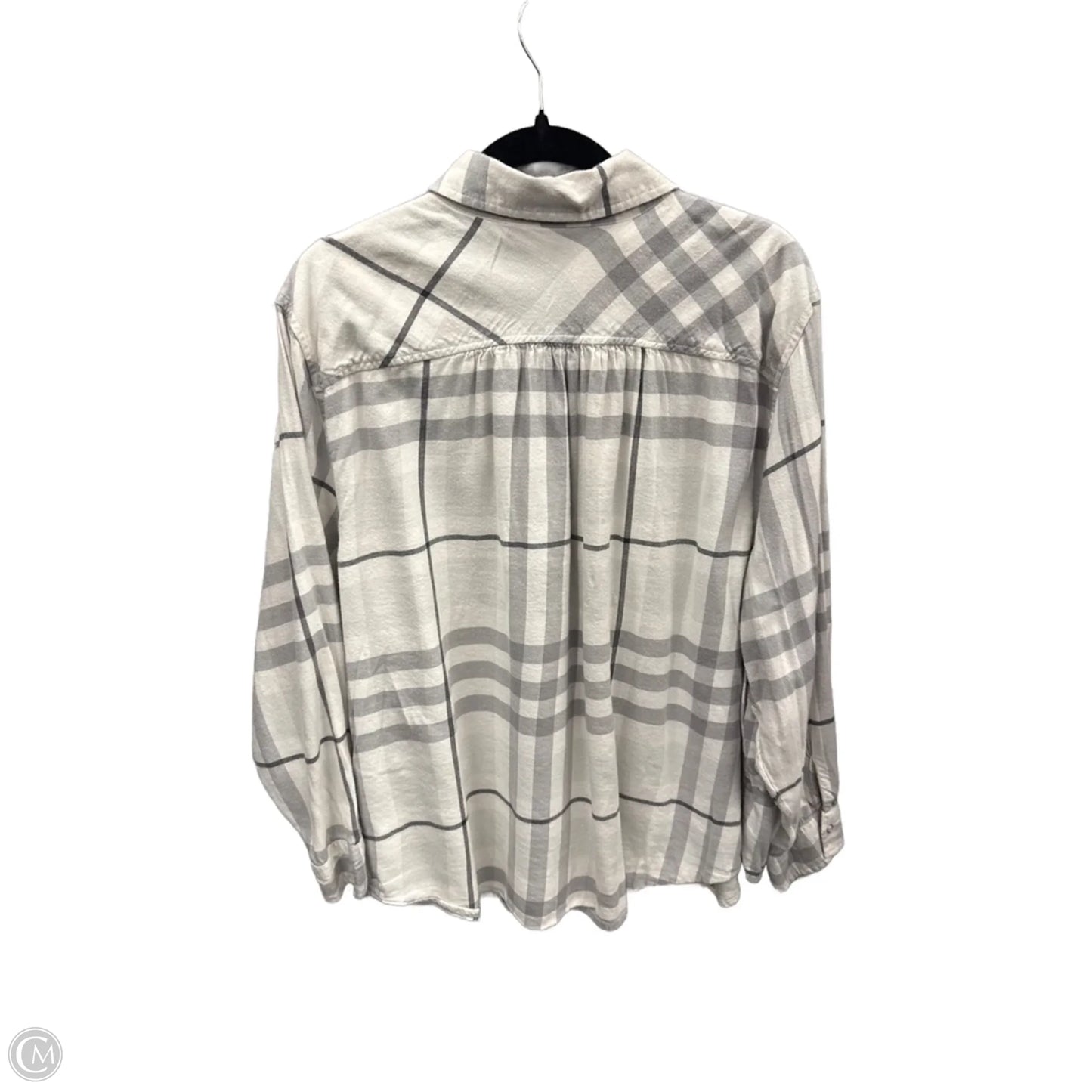 Top Long Sleeve By Aerie In White, Size: Xxl