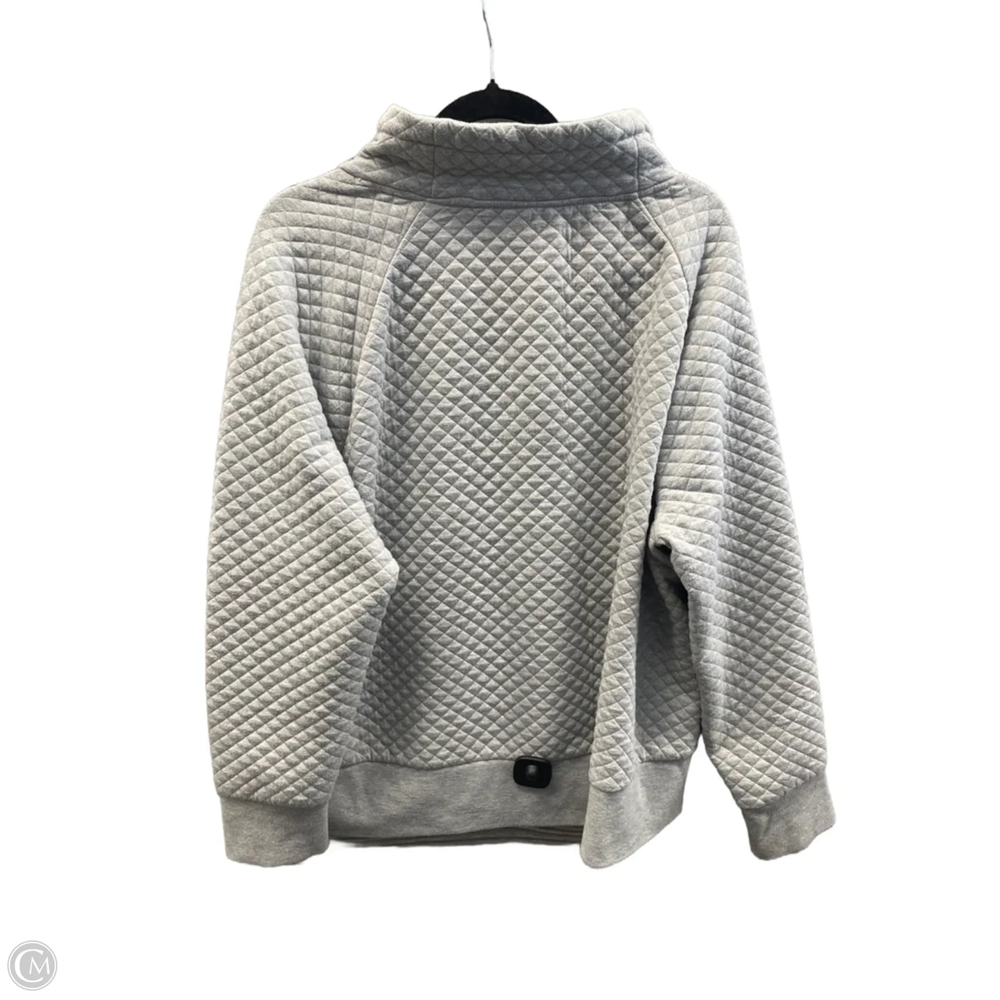Sweatshirt Collar By Green Tea In Grey, Size: Xxl