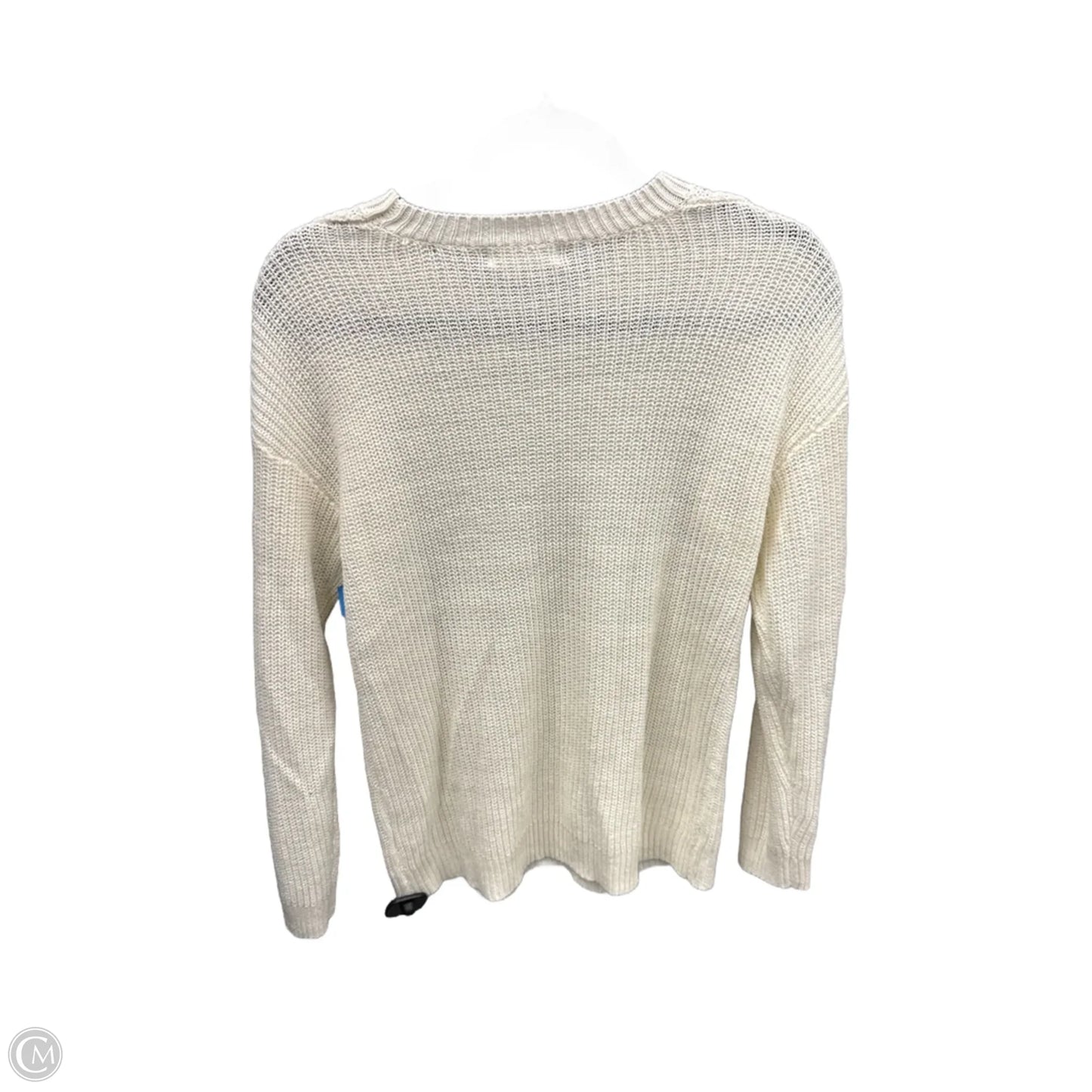 Sweater By 89th And Madison In Cream, Size: M