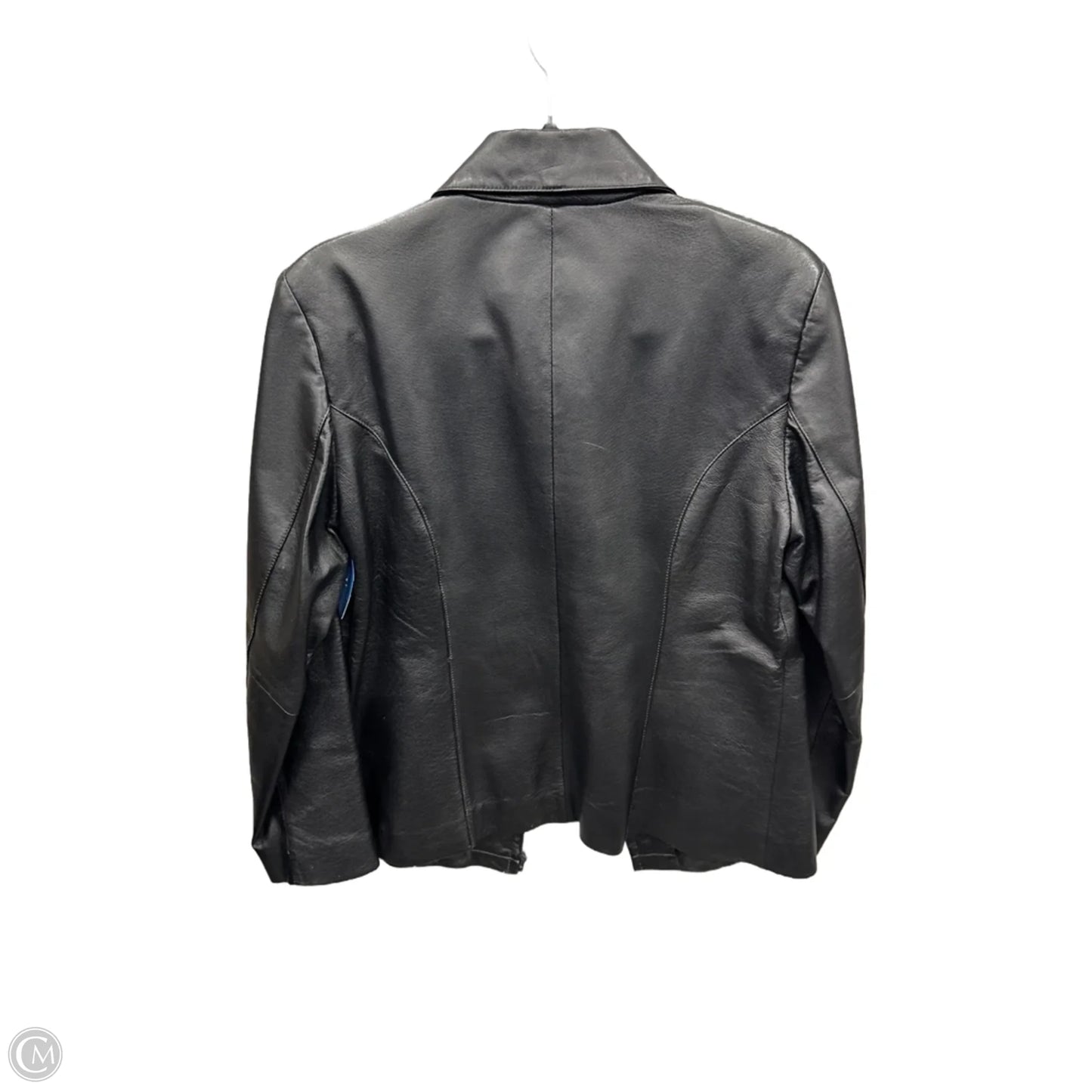 Jacket Leather By Worthington In Black, Size: M