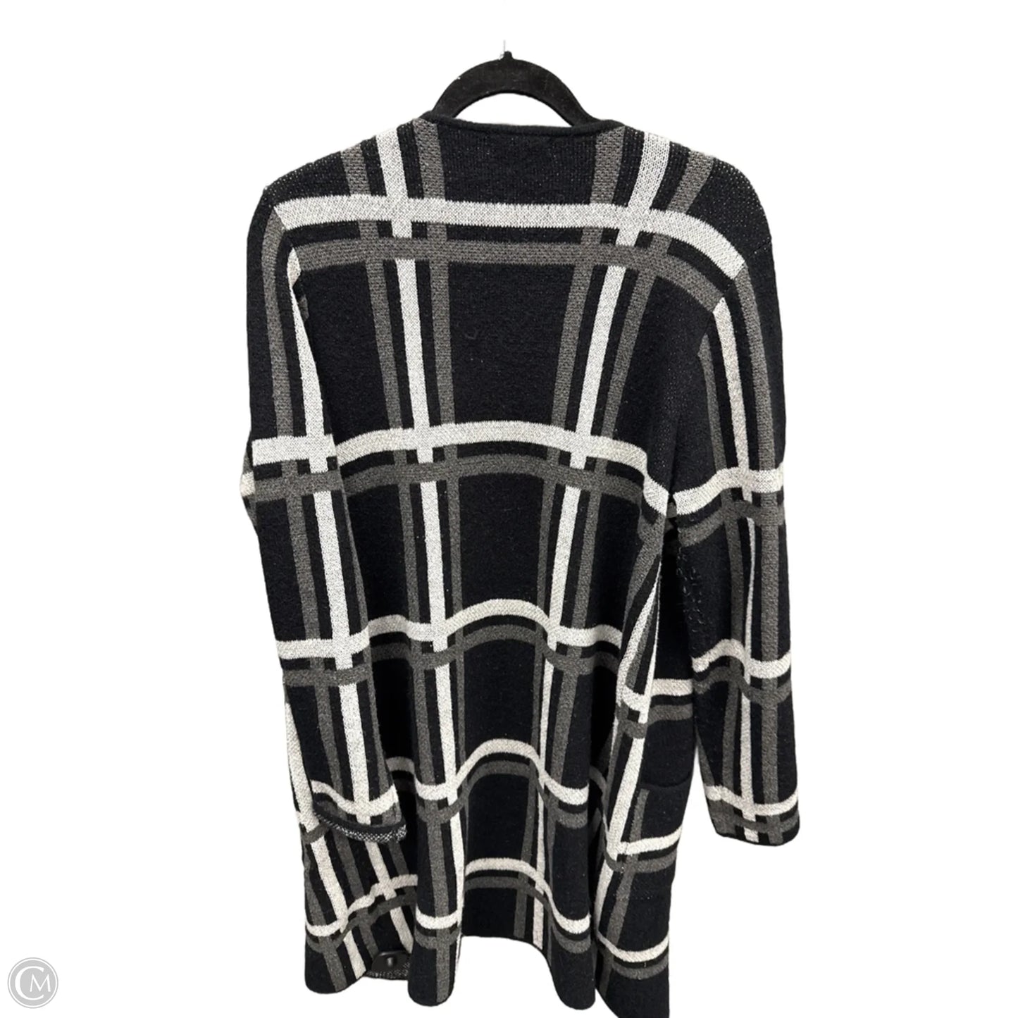 Sweater Cardigan By Nine West In Black, Size: L