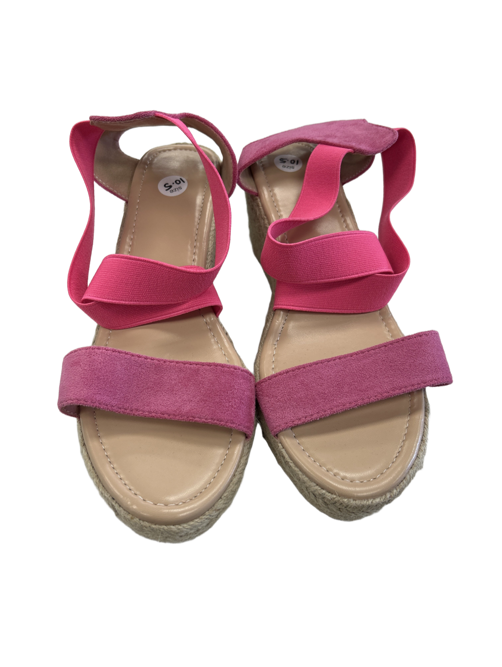 Sandals Heels Wedge By Clothes Mentor Size: 10.5