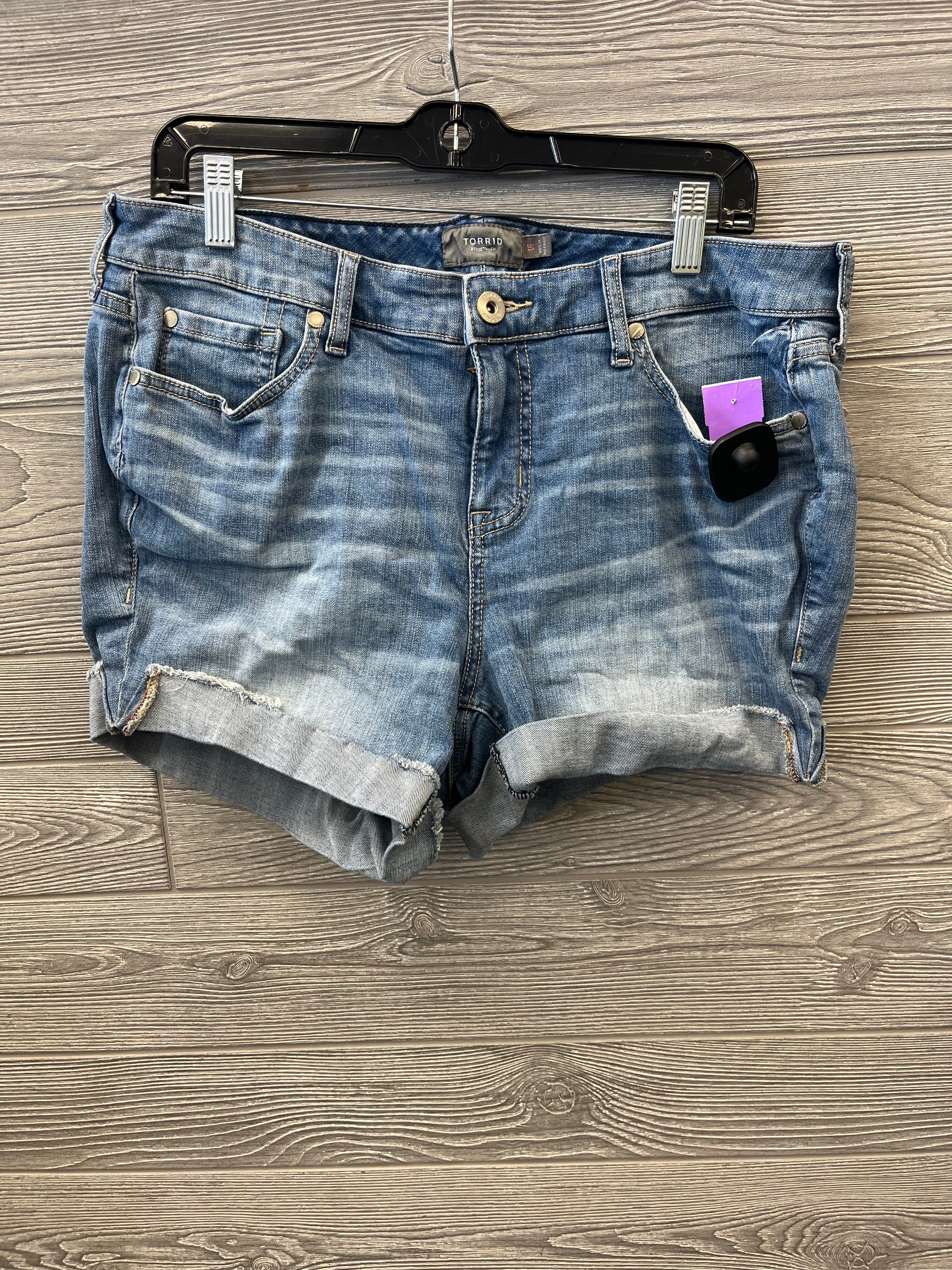 Torrid on sale denim shorts