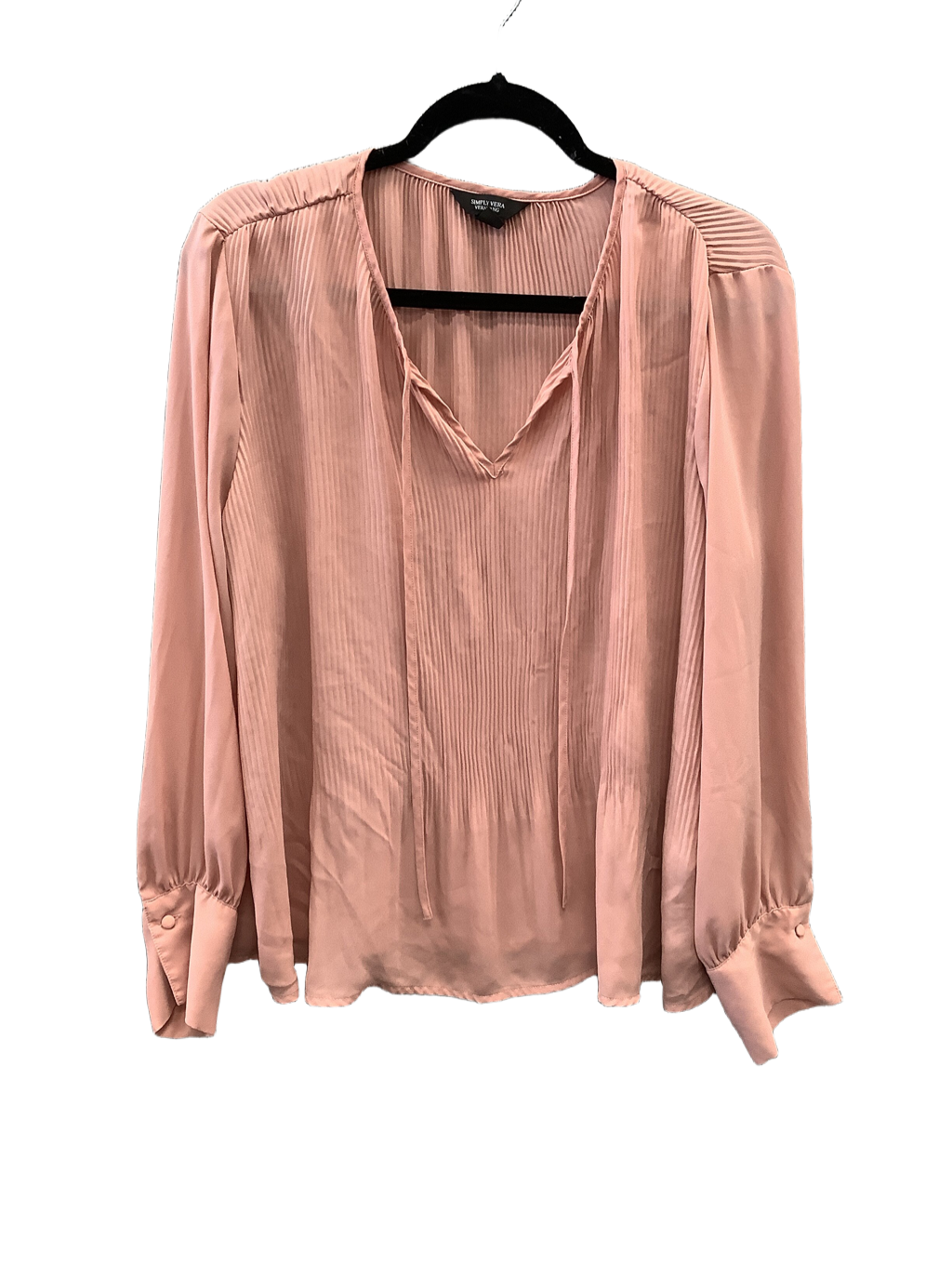 Top Long Sleeve By Simply Vera  Size: L