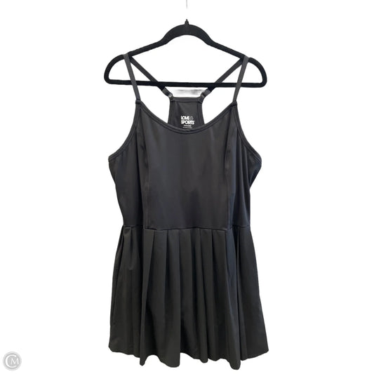 Athletic Dress By Love & Sports In Black, Size: 3x