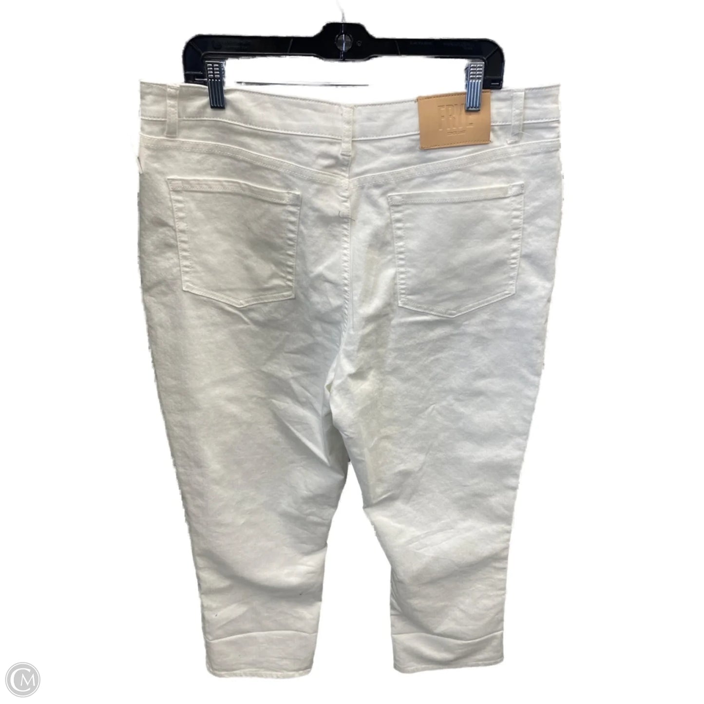 Jeans Designer By Frye In White, Size: 16