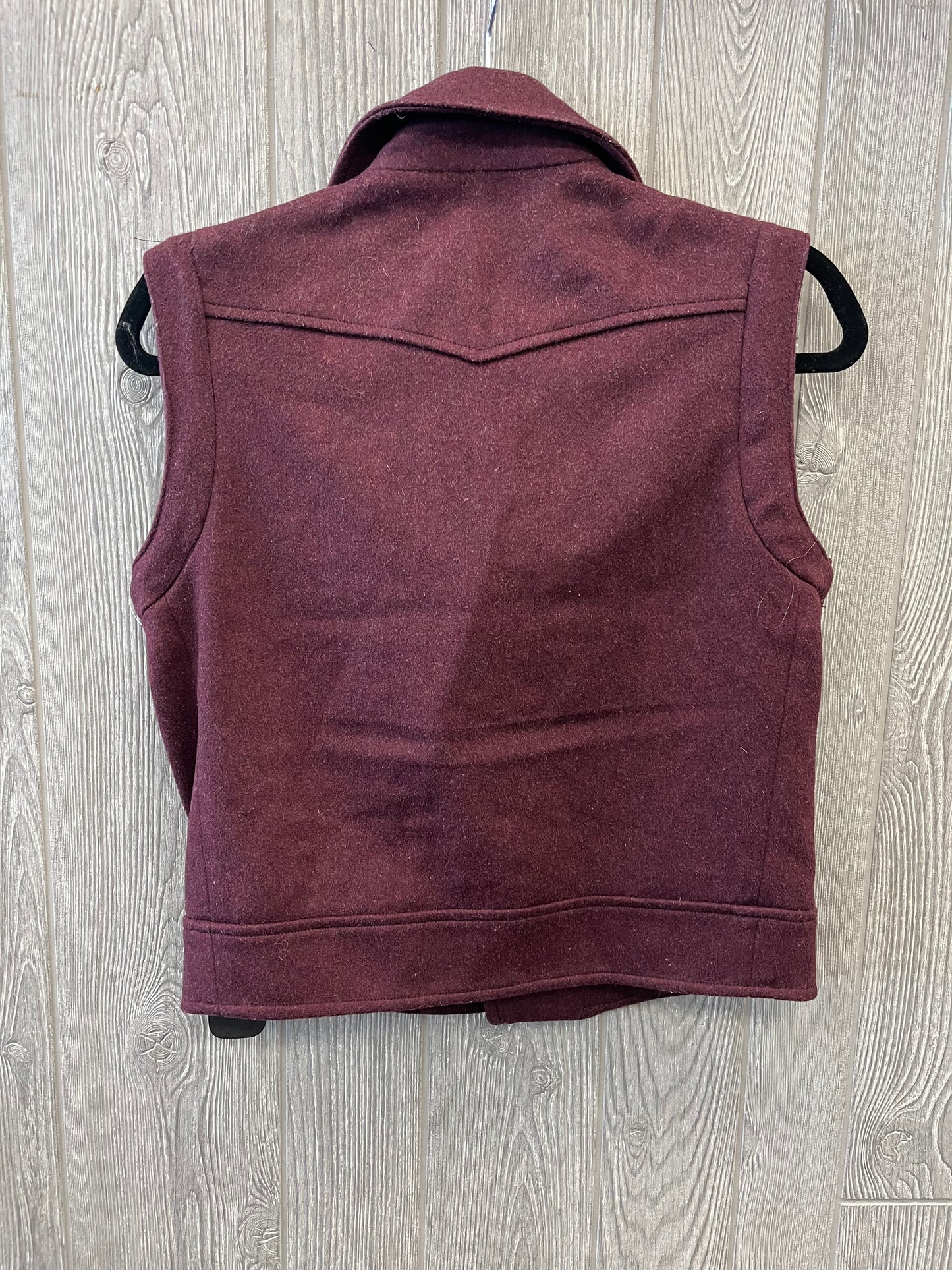 Vest Other By Rag And Bone In Maroon, Size: Xs