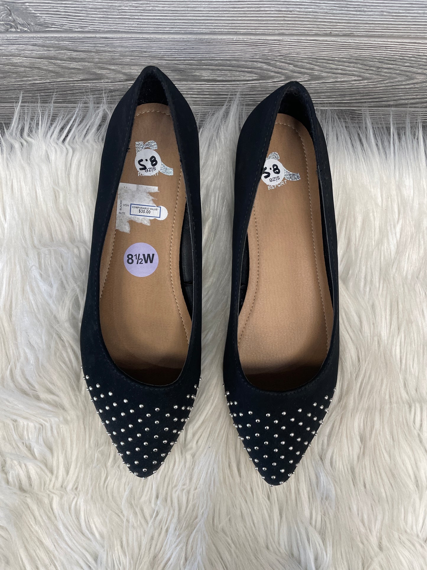 Shoes Flats By Report In Black, Size: 8.5