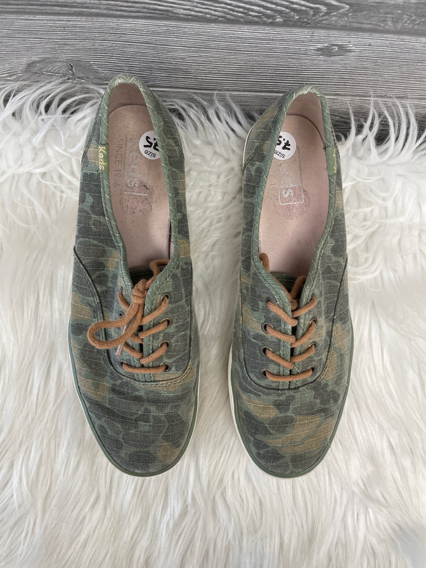 Shoes Sneakers By Keds In Green, Size: 7.5