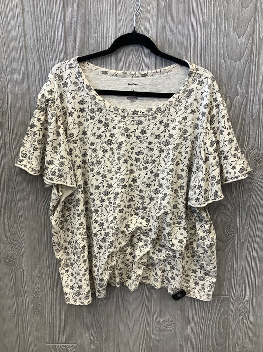Top Short Sleeve By Sonoma  Size: 3x