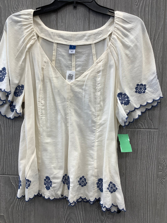 Blouse Short Sleeve By Old Navy  Size: S