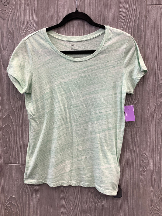 Top Short Sleeve Basic By Gap In Green, Size: S