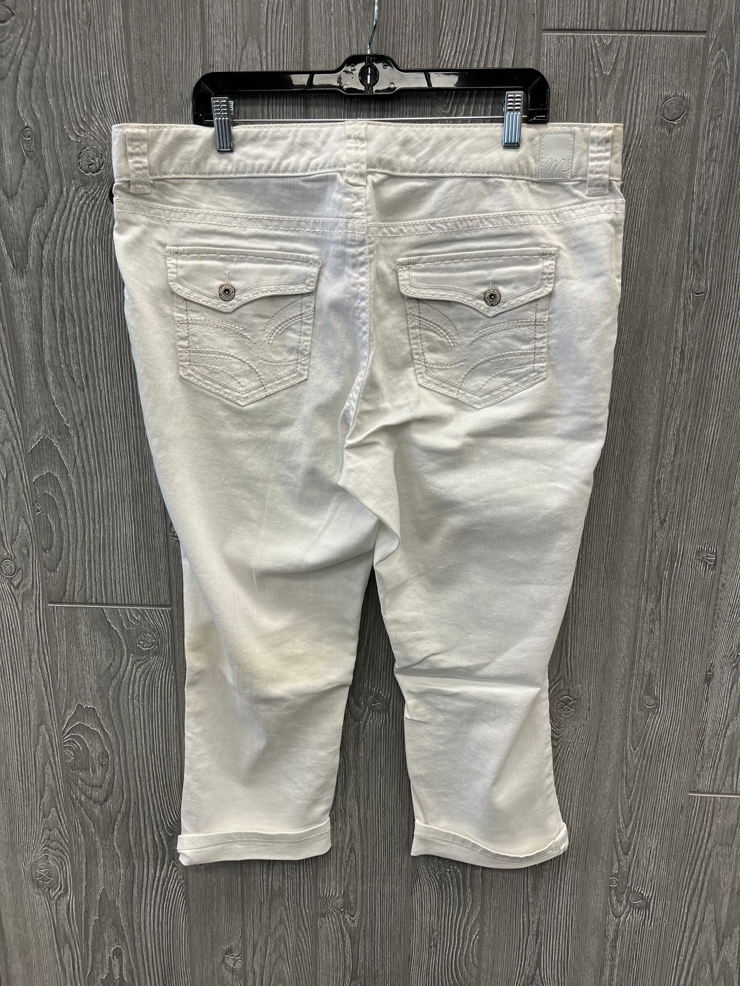 White Denim Capris Maurices, Size 20