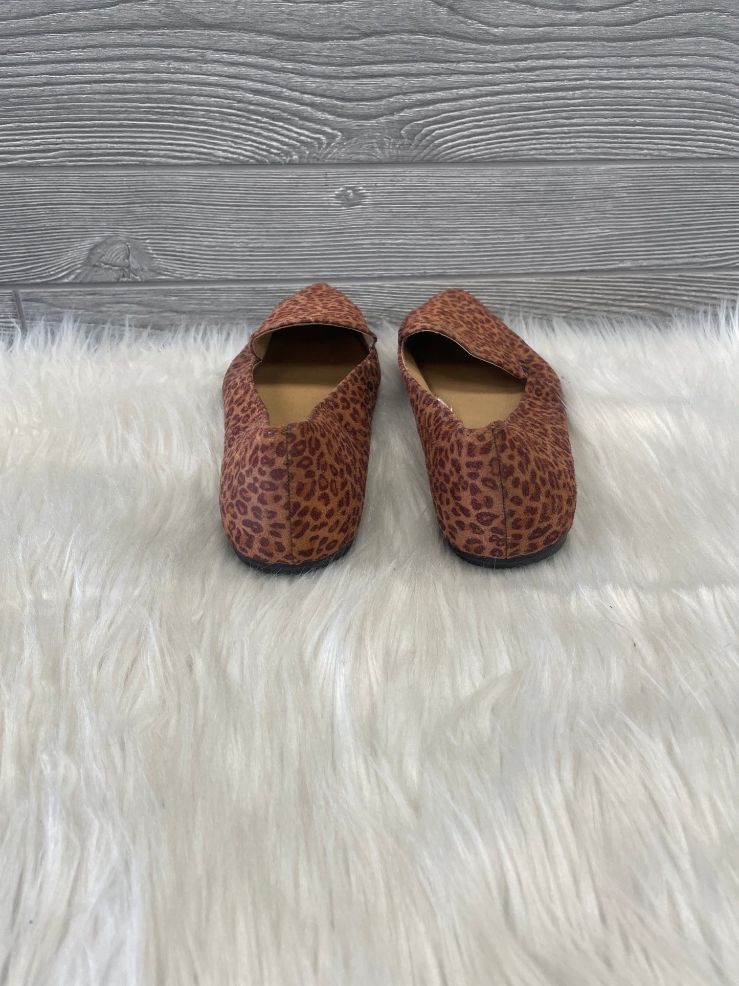 Shoes Flats By Time And Tru In Animal Print, Size: 8.5