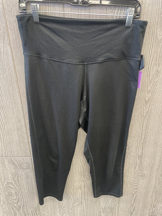 Athletic Leggings Capris By Champion In Black, Size: L