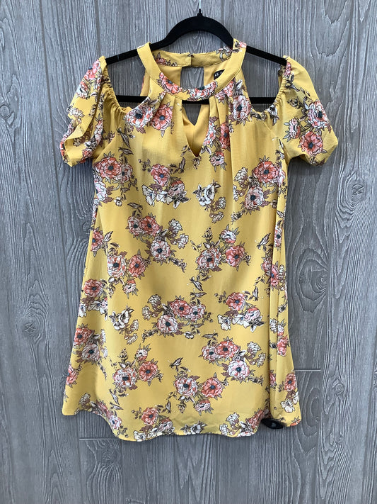 Yellow Dress Casual Short As U Wish, Size S