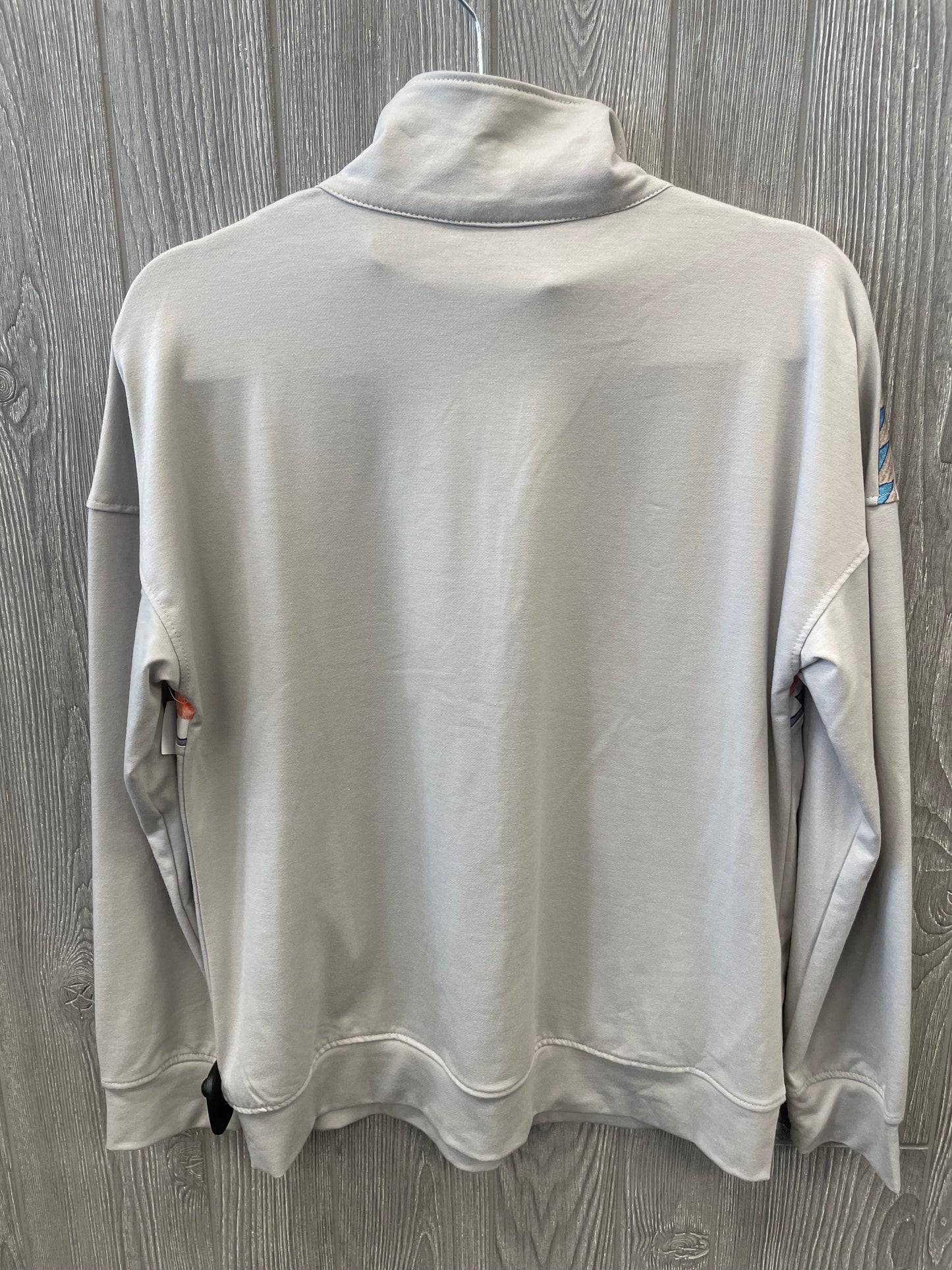 Top Long Sleeve By Cme In Grey, Size: M