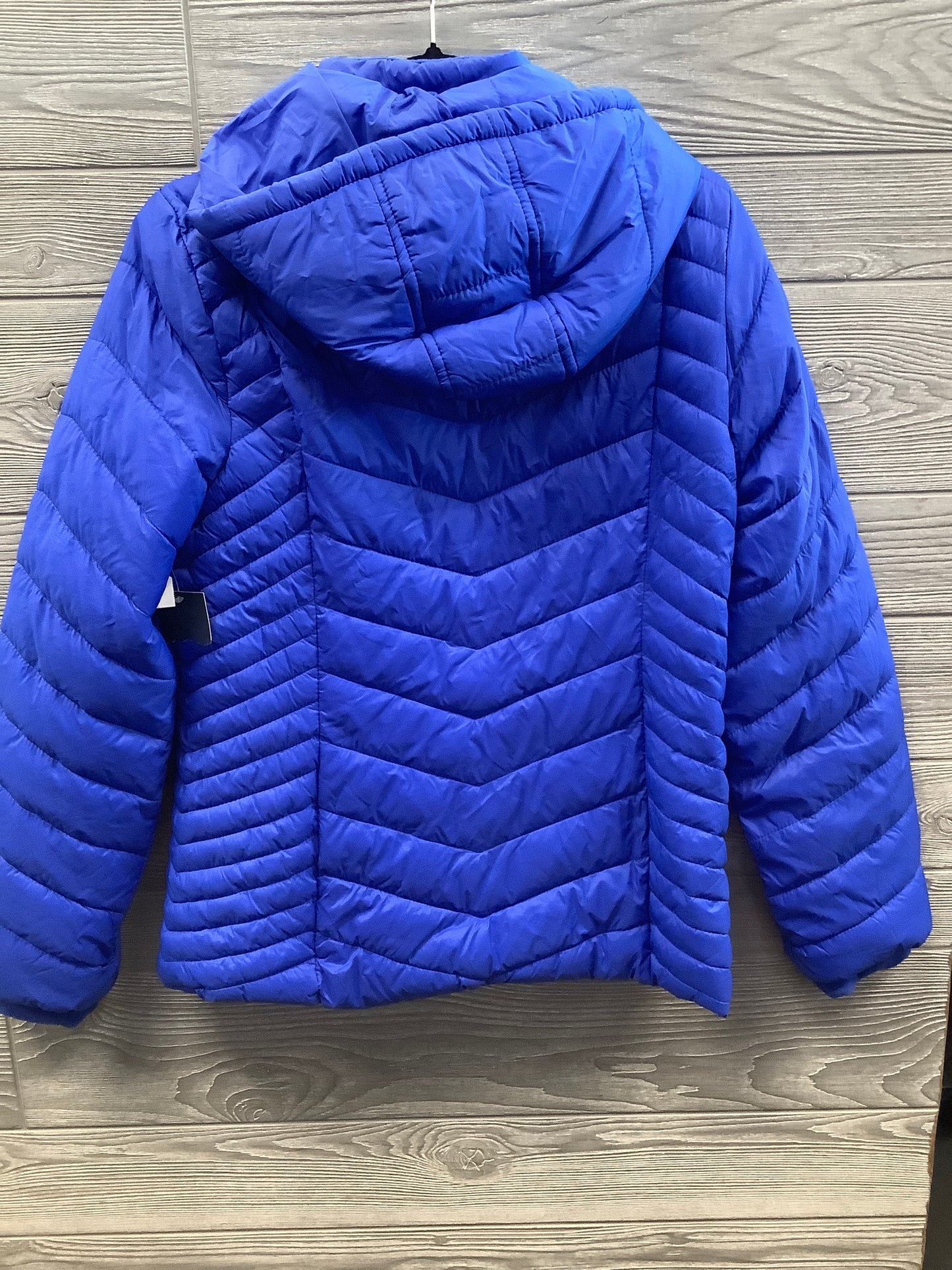 Coat Puffer & Quilted By Xersion In Blue, Size: M