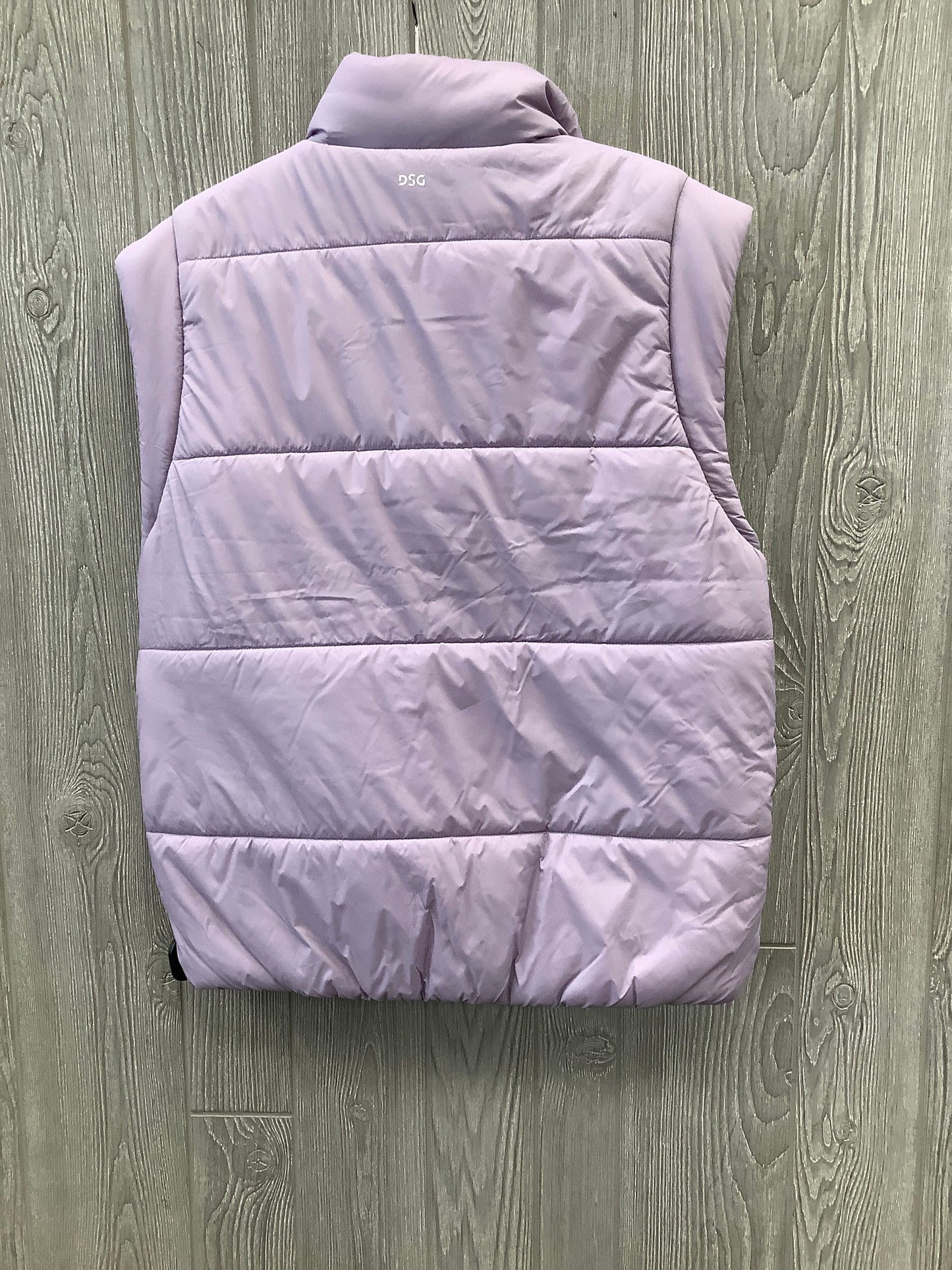 Vest Puffer & Quilted By Dsg Outerwear In Purple, Size: S