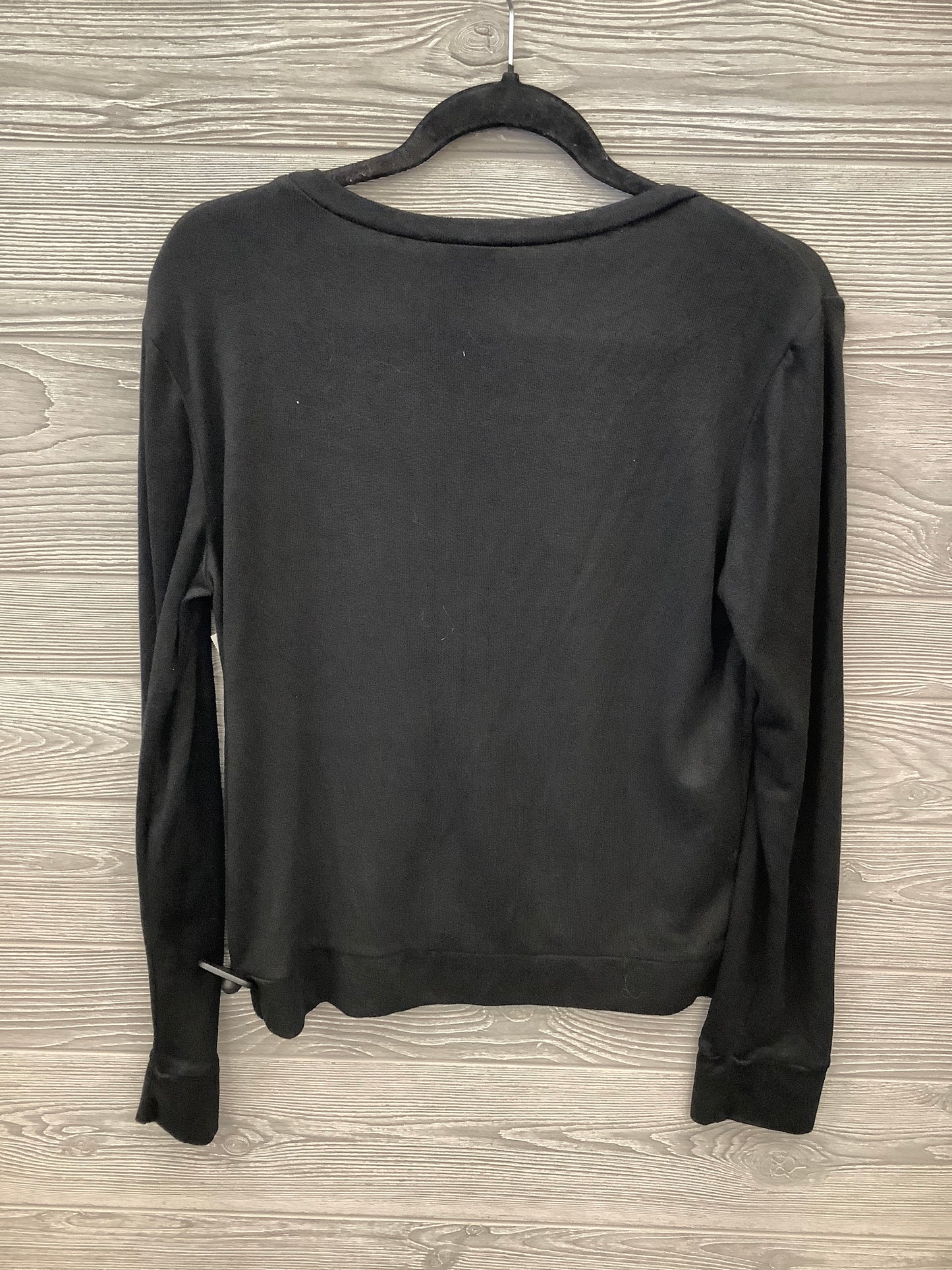 Top Long Sleeve By Cmf In Black, Size: S