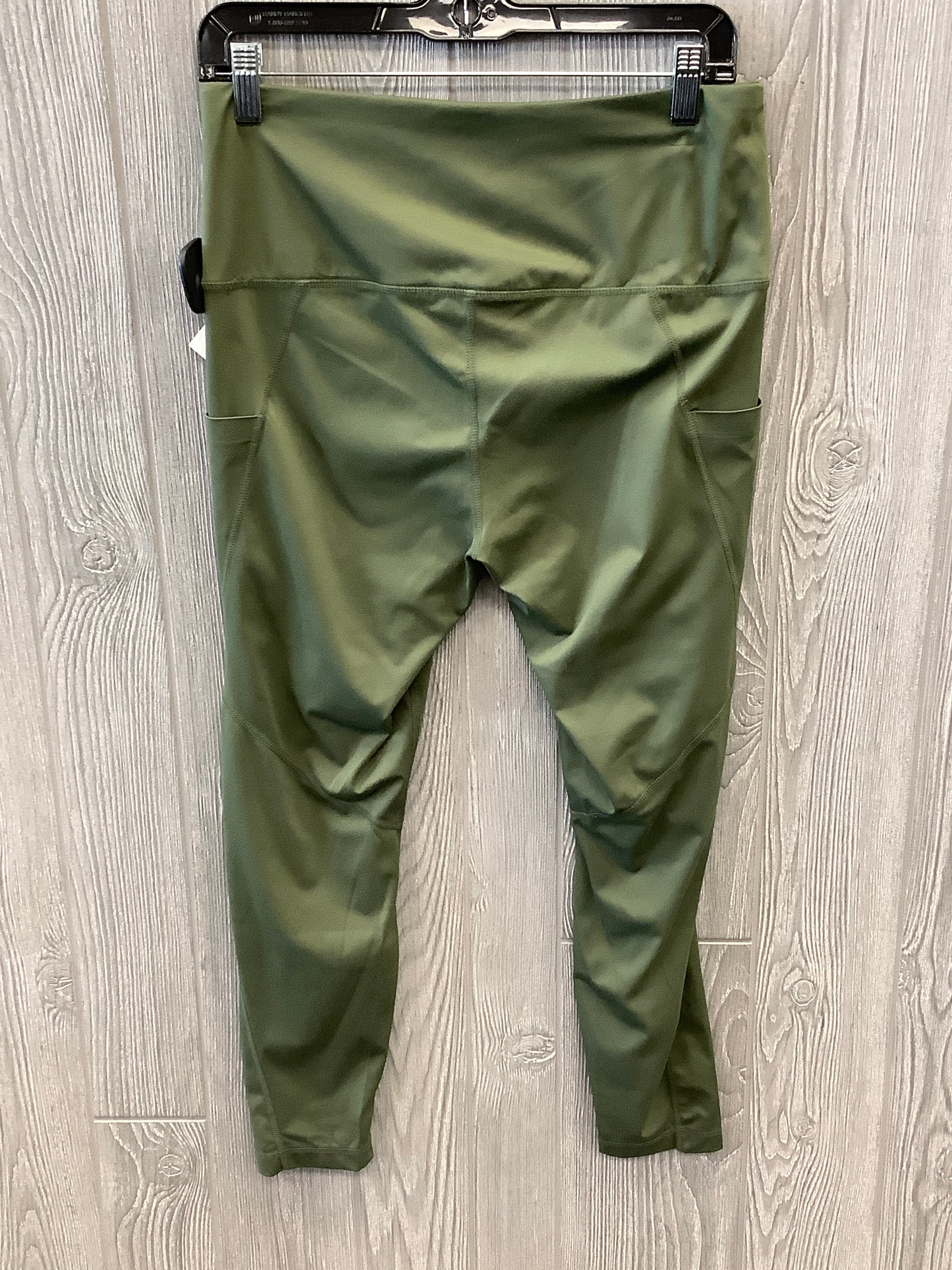 Athletic Leggings By Members Mark In Green, Size: Xl