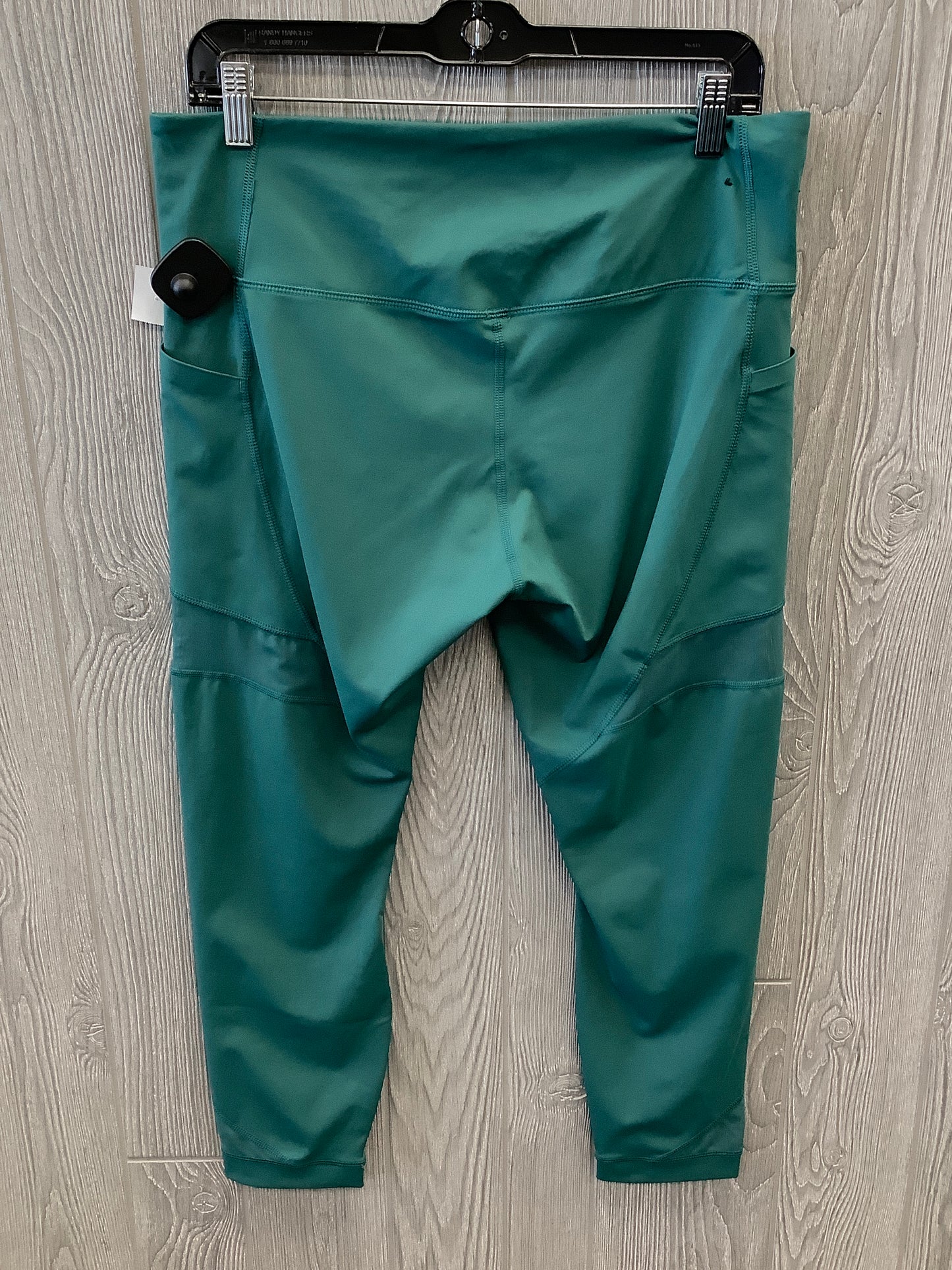 Athletic Leggings By Members Mark In Green, Size: Xxl