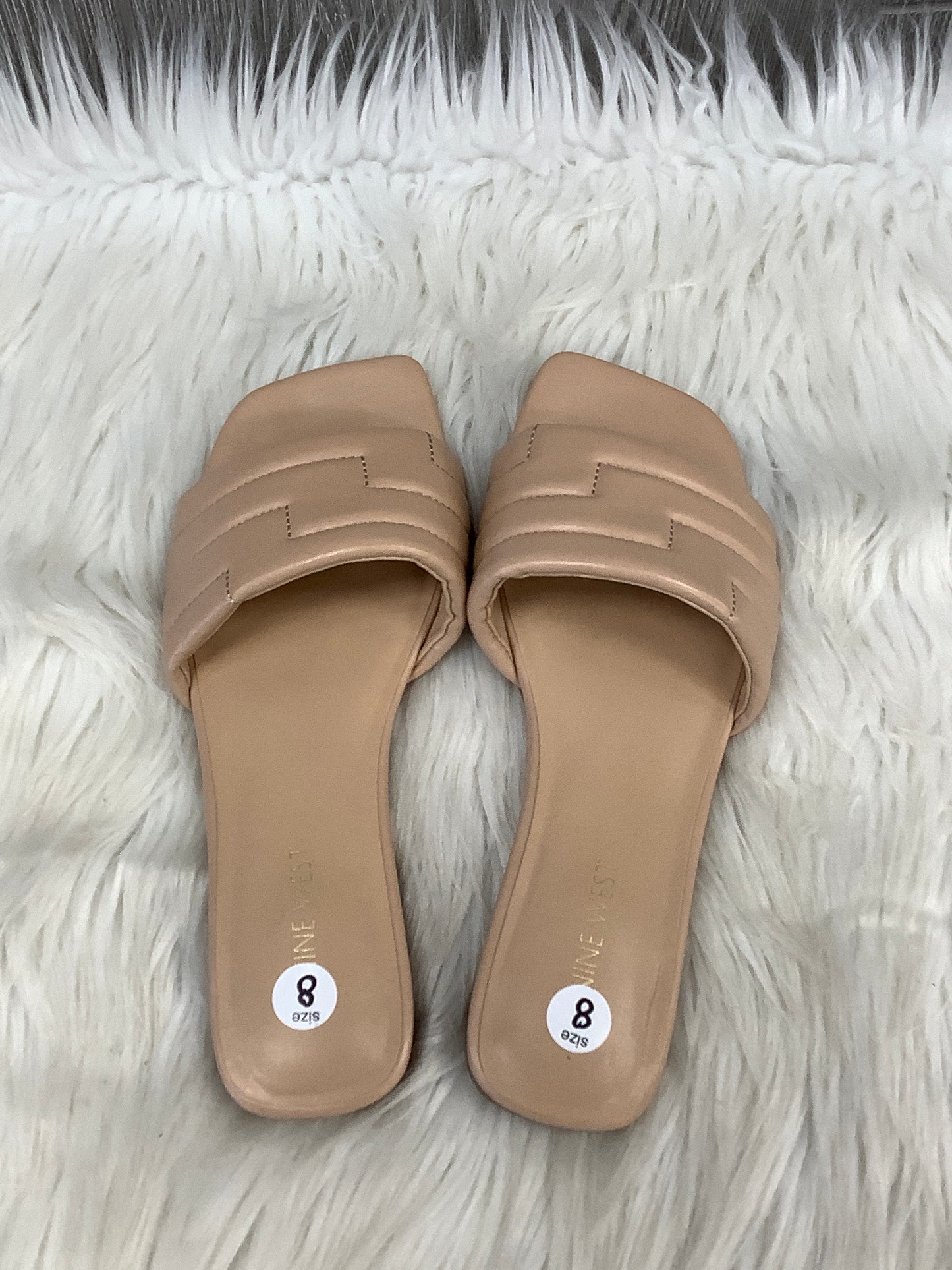 Sandals Flats By Nine West In Tan, Size: 8