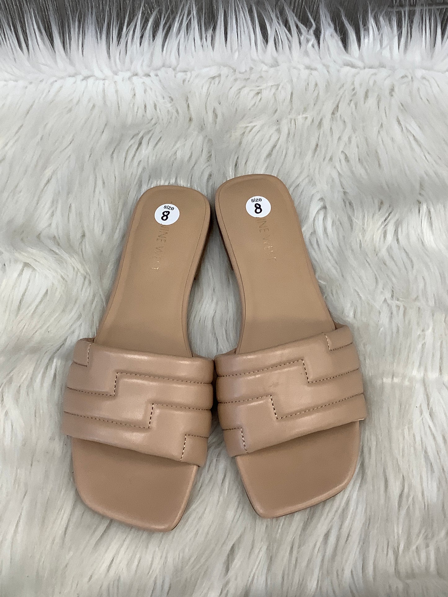 Sandals Flats By Nine West In Tan, Size: 8