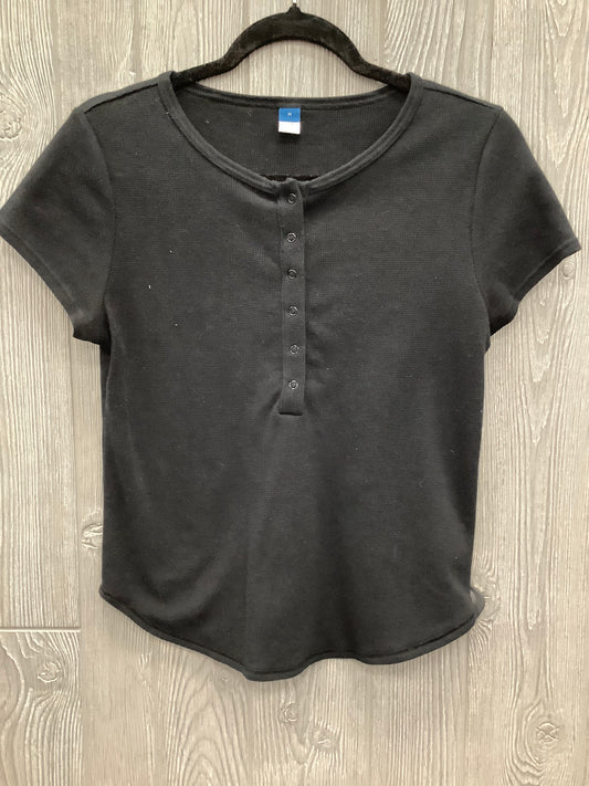 Top Short Sleeve By Old Navy In Black, Size: M