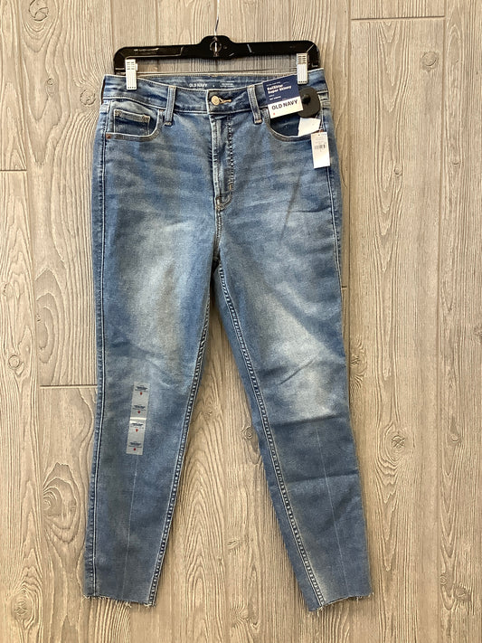 Jeans Skinny By Old Navy In Blue Denim, Size: 8