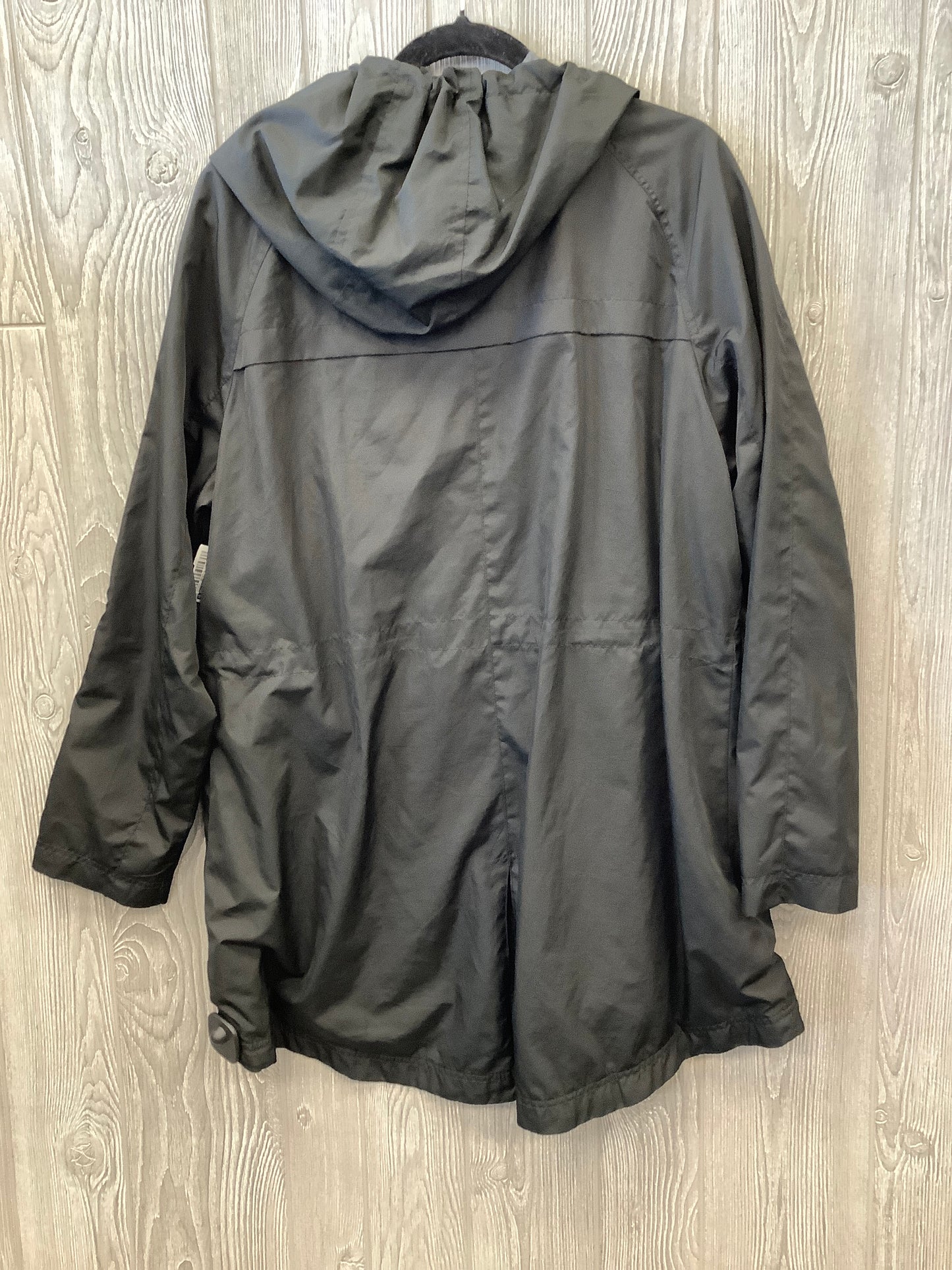 Coat Raincoat By A New Day In Black, Size: Xxl