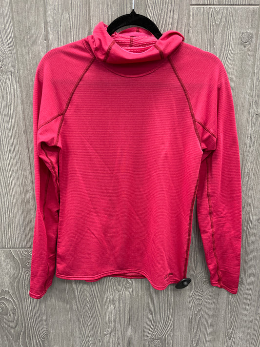 Athletic Top Long Sleeve Hoodie By L.l. Bean In Pink, Size: S