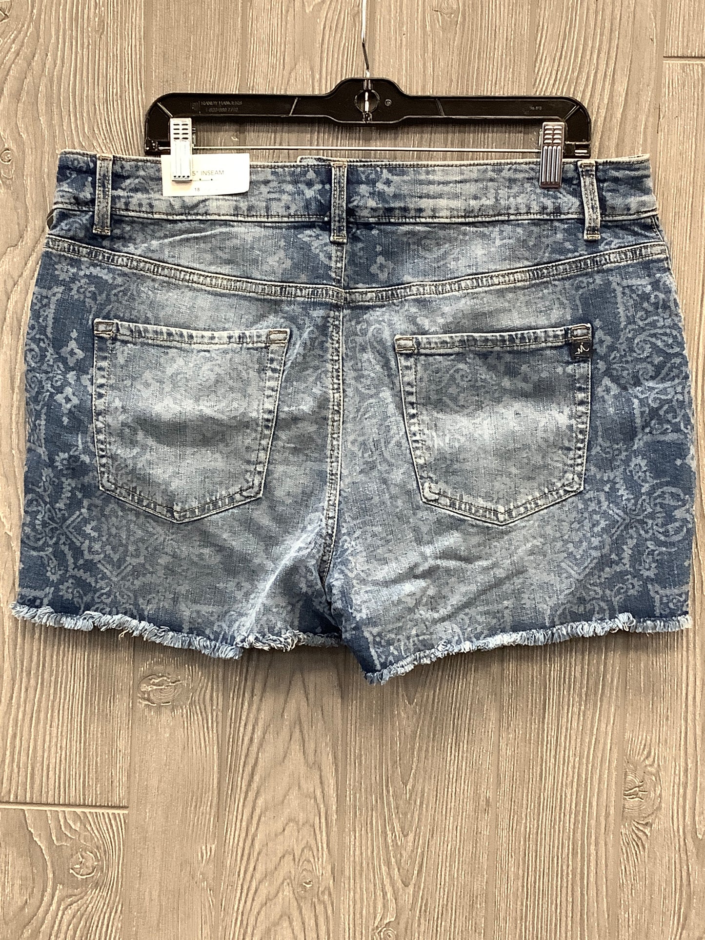 Shorts By Maurices In Blue Denim, Size: 18