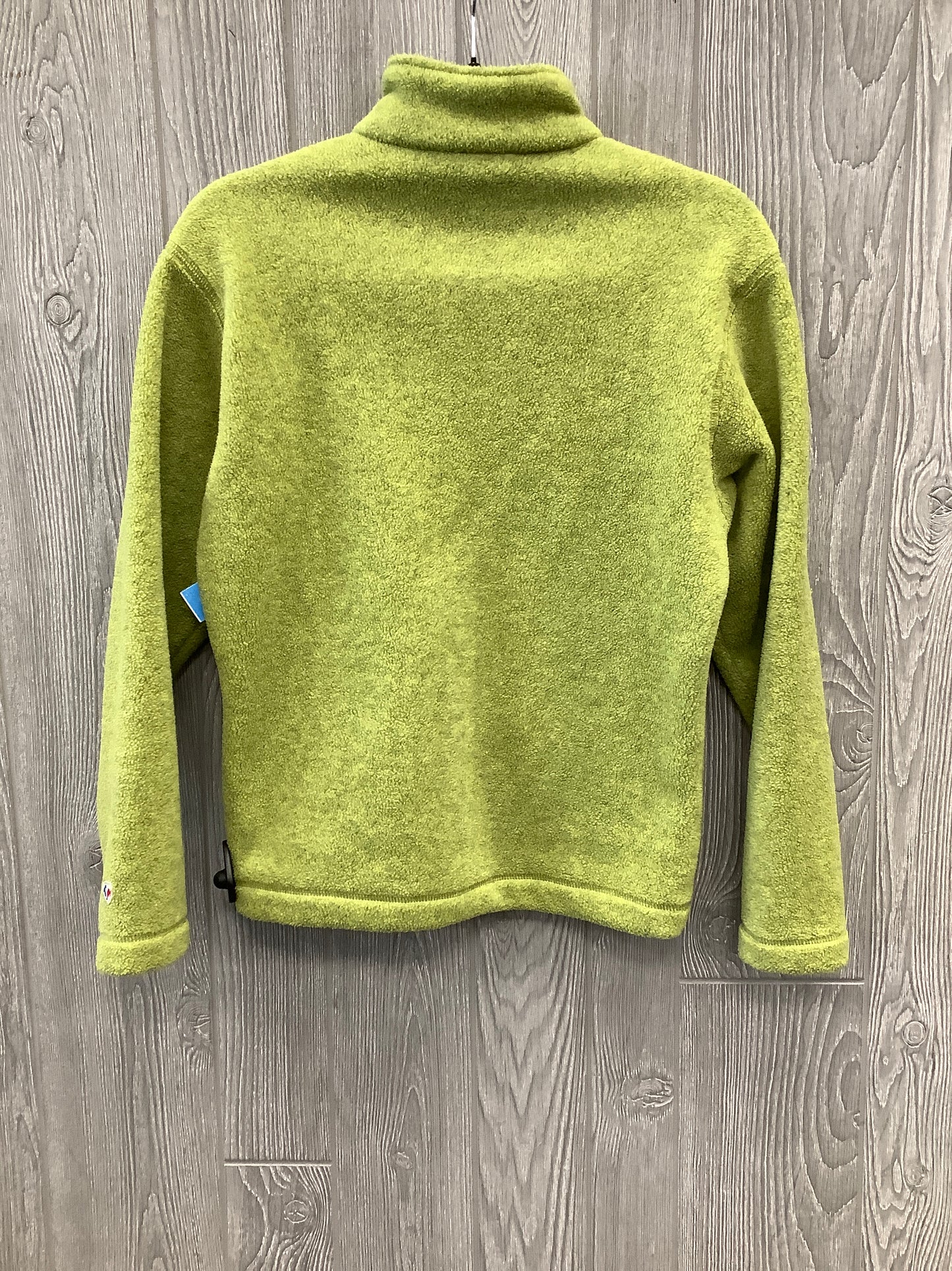 Jacket Fleece By Clothes Mentor In Green, Size: S