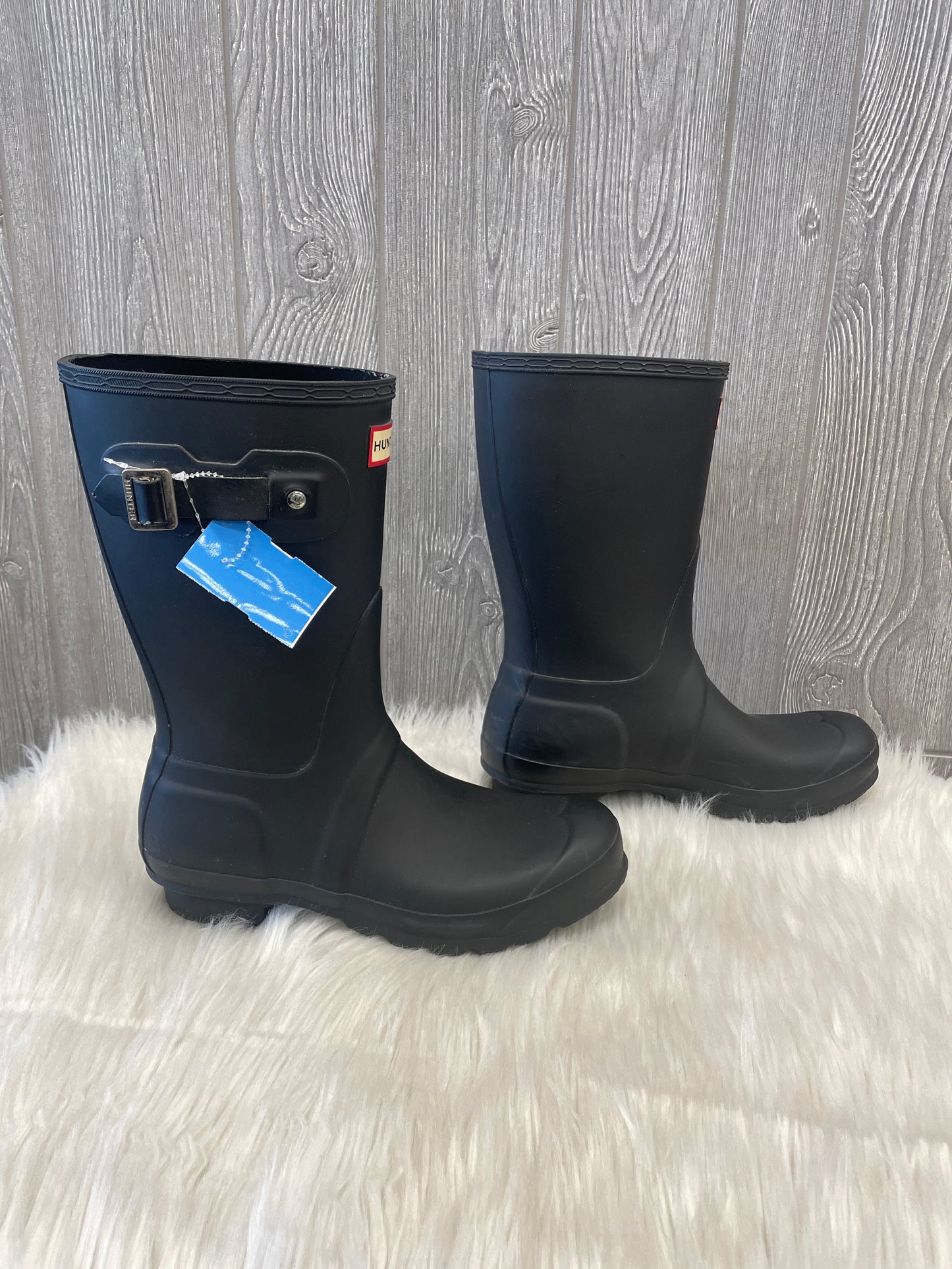 Boots Rain By Hunter In Black, Size: 8