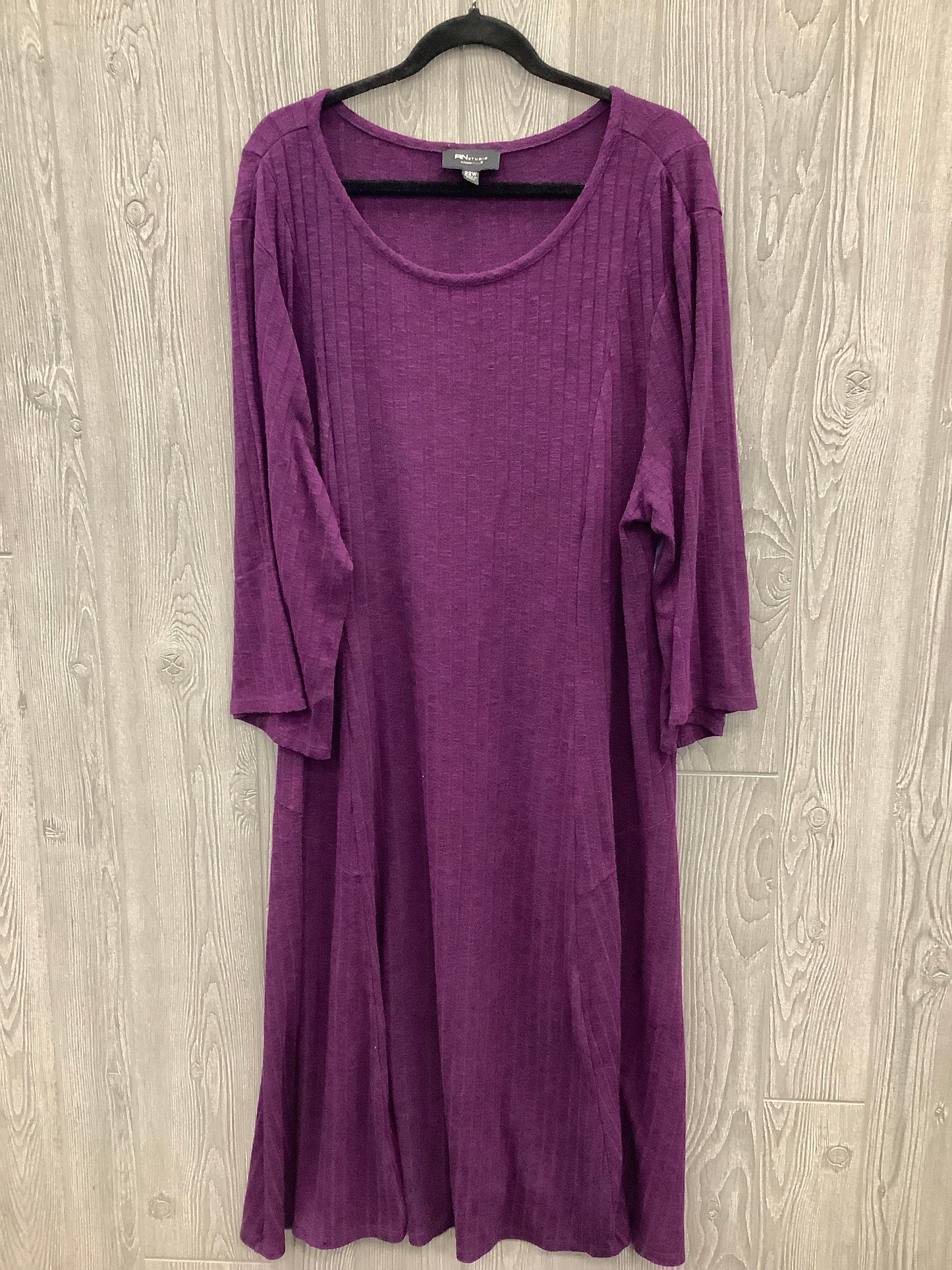 Dress Casual Midi By Ronnie Nicole In Purple, Size: 3x