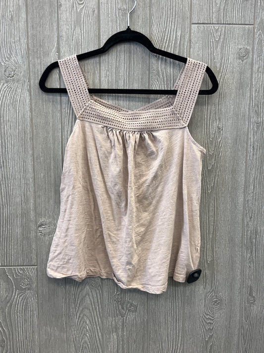 Top Sleeveless By Old Navy In Beige, Size: L