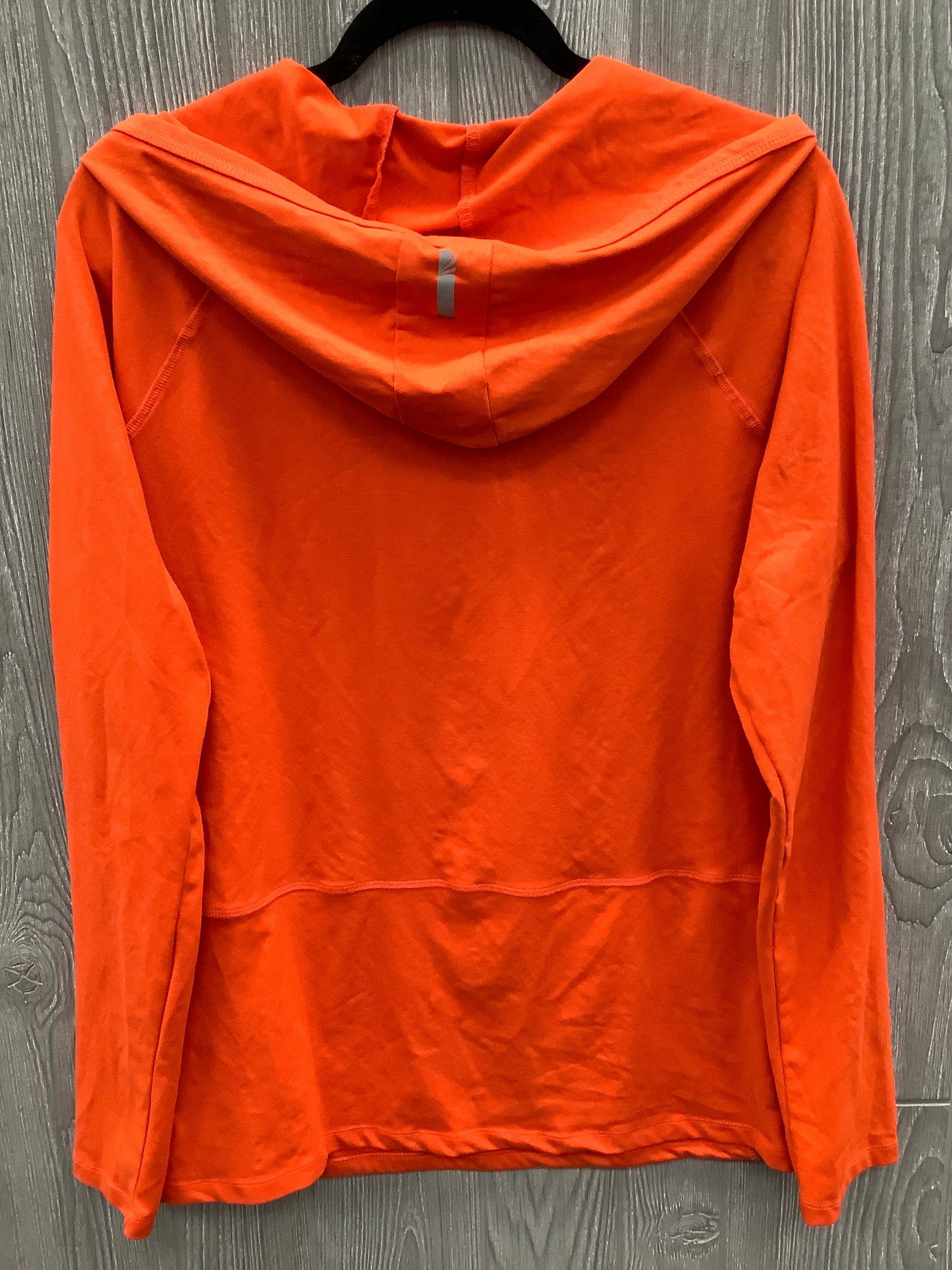 Athletic Top Long Sleeve Hoodie By Marika In Orange, Size: Xl