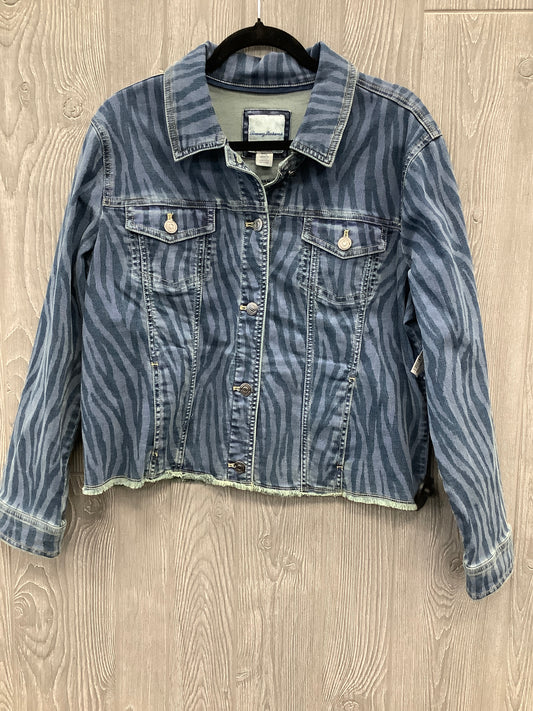 Jacket Denim By Tommy Bahama In Blue Denim, Size: L