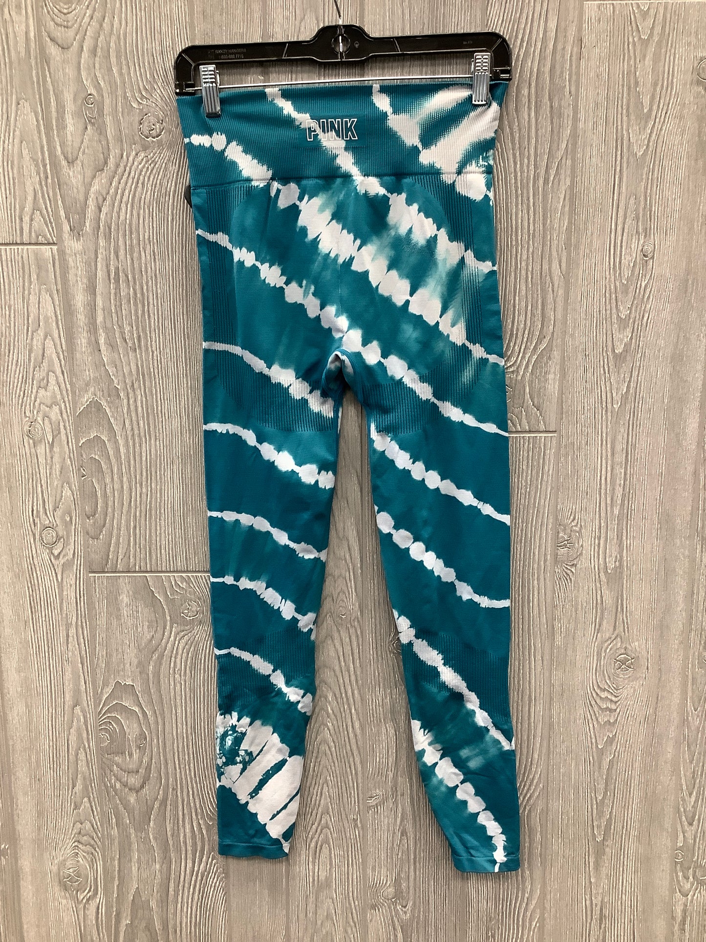 Athletic Leggings By Pink In Aqua, Size: M