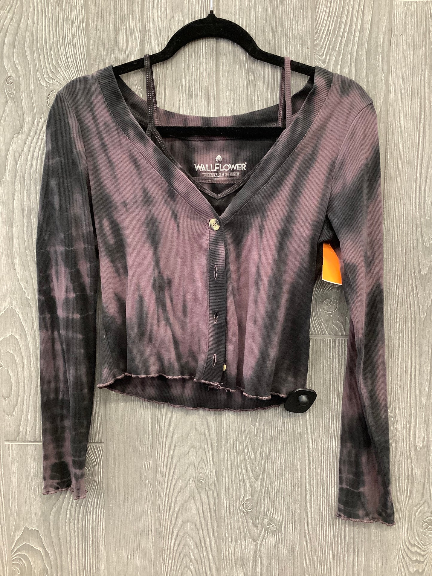 Top Long Sleeve By Wallflower In Purple, Size: M