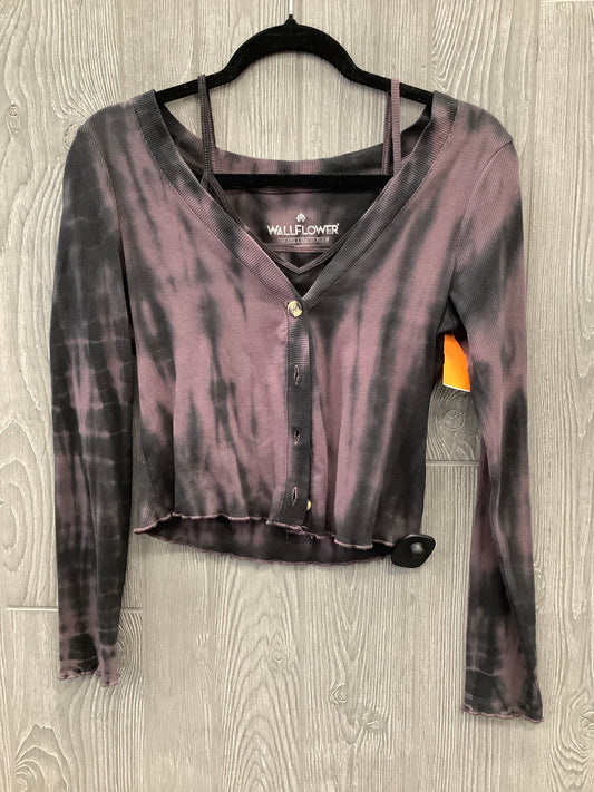 Top Long Sleeve By Wallflower In Purple, Size: M