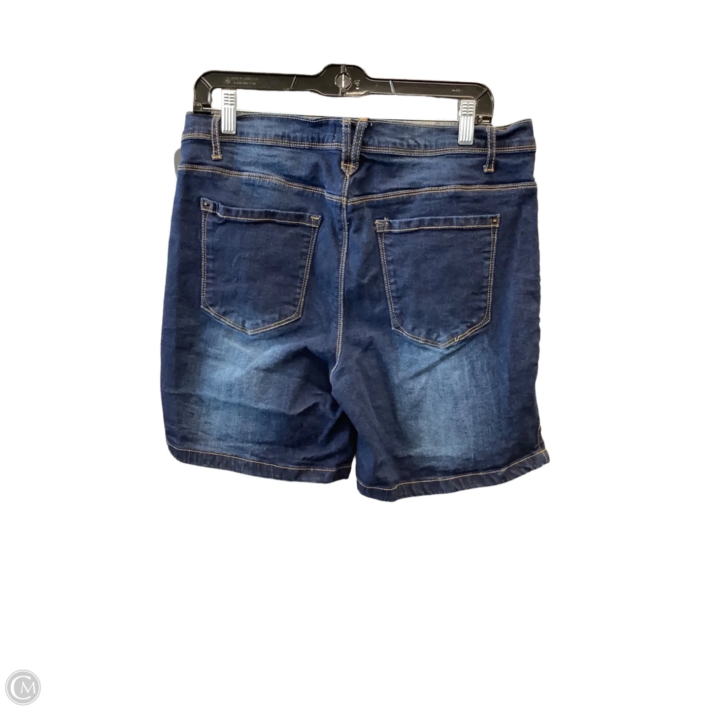 Shorts By Curve Appeal In Blue Denim, Size: 12