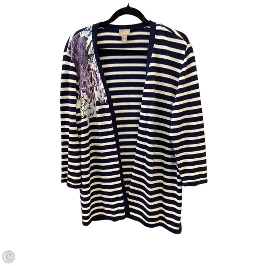 Cardigan By Chicos In Navy, Size: L